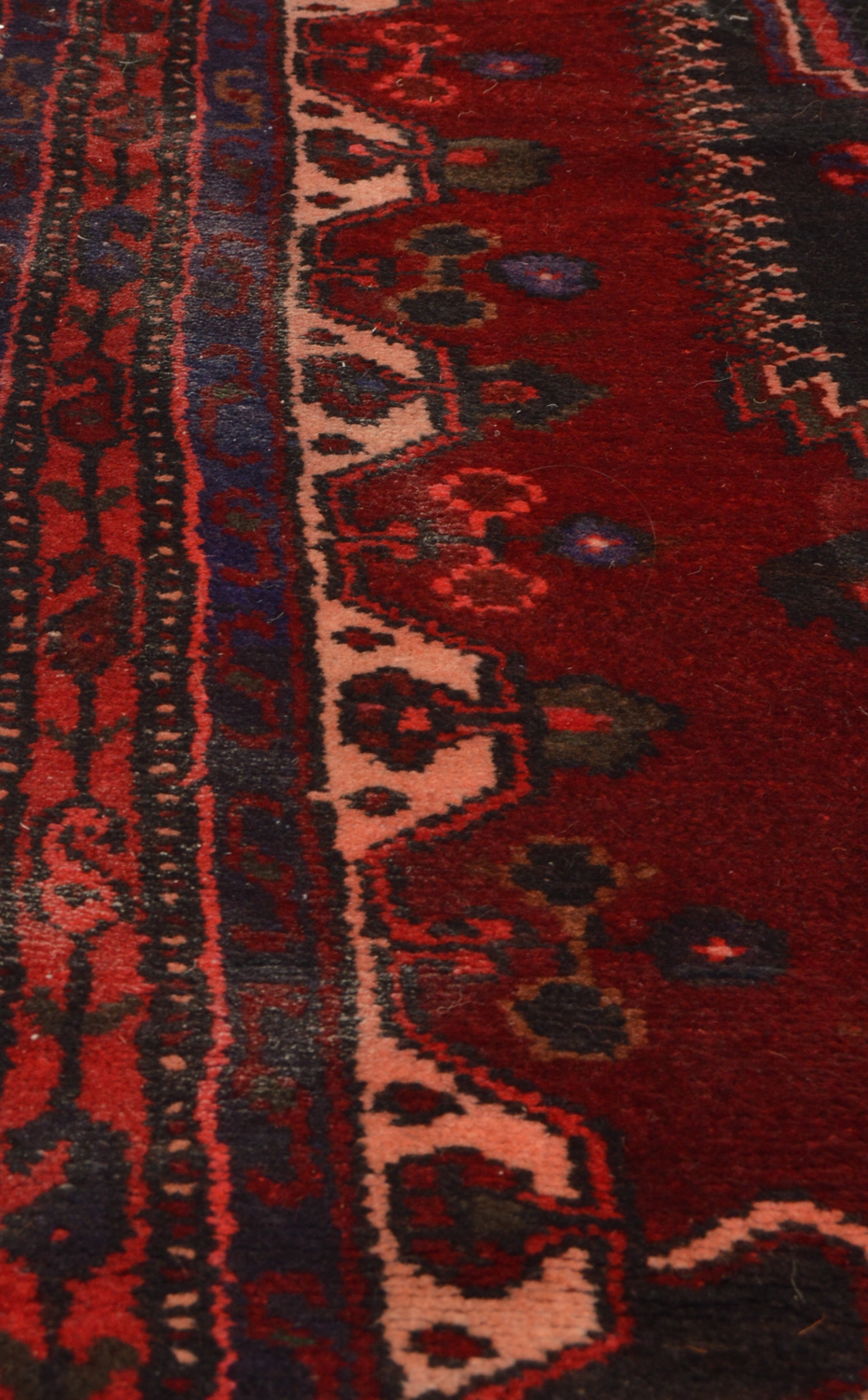 Hand-Knotted Shahsavan Wool Accent Rug