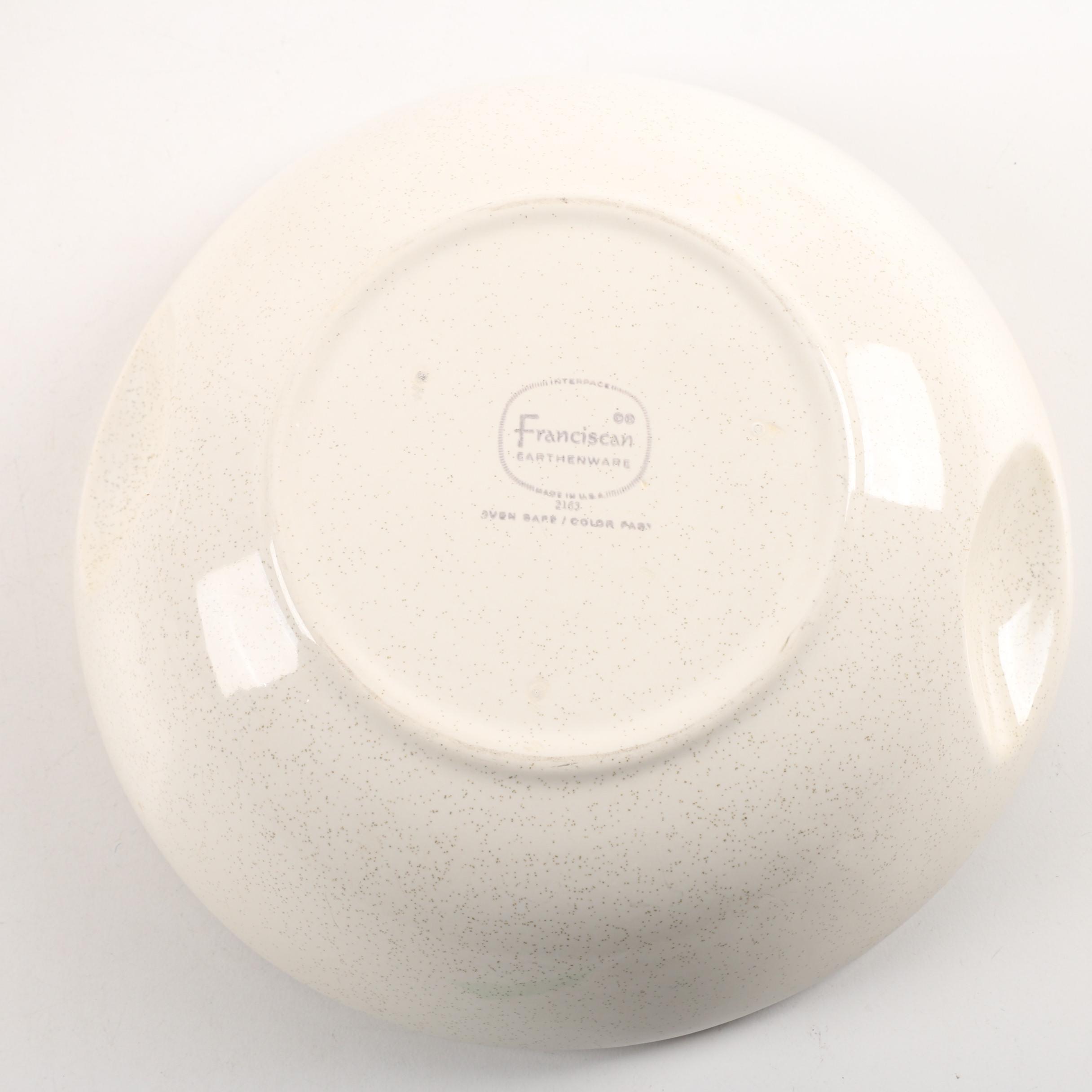 Mid Century Franciscan "Starburst" Table and Serveware Circa 1954 -1966