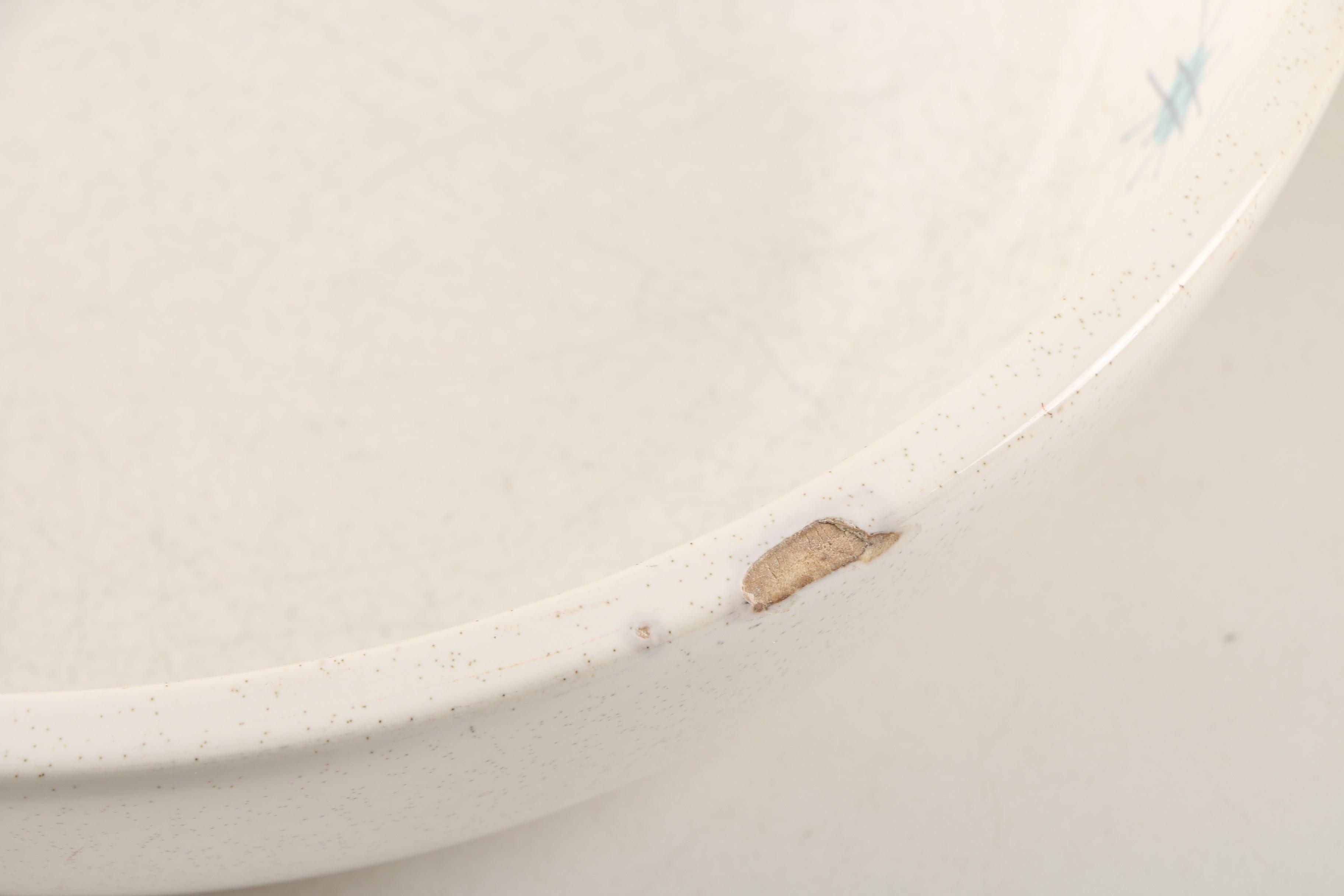 Mid Century Franciscan "Starburst" Table and Serveware Circa 1954 -1966