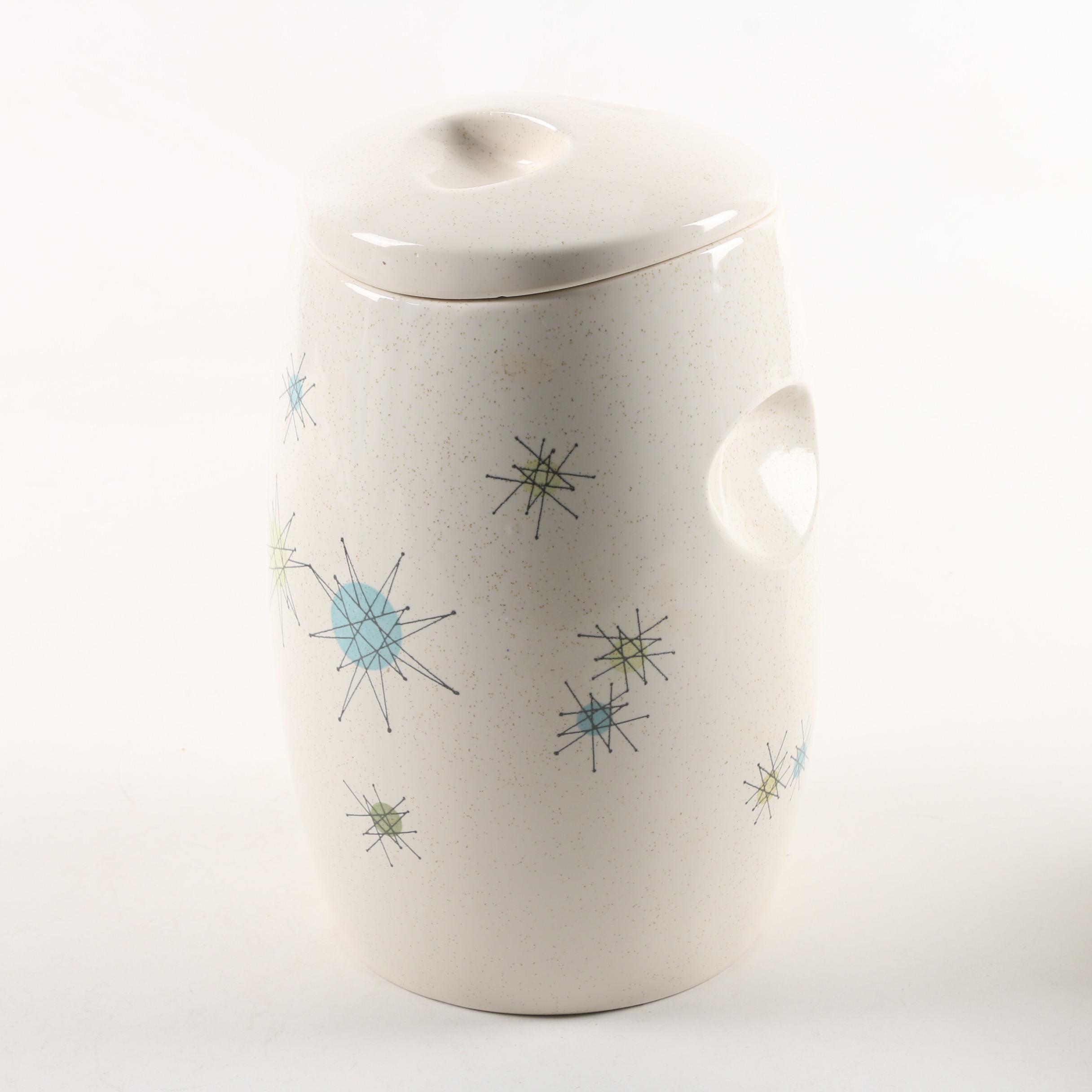 Mid Century Franciscan "Starburst" Table and Serveware Circa 1954 -1966