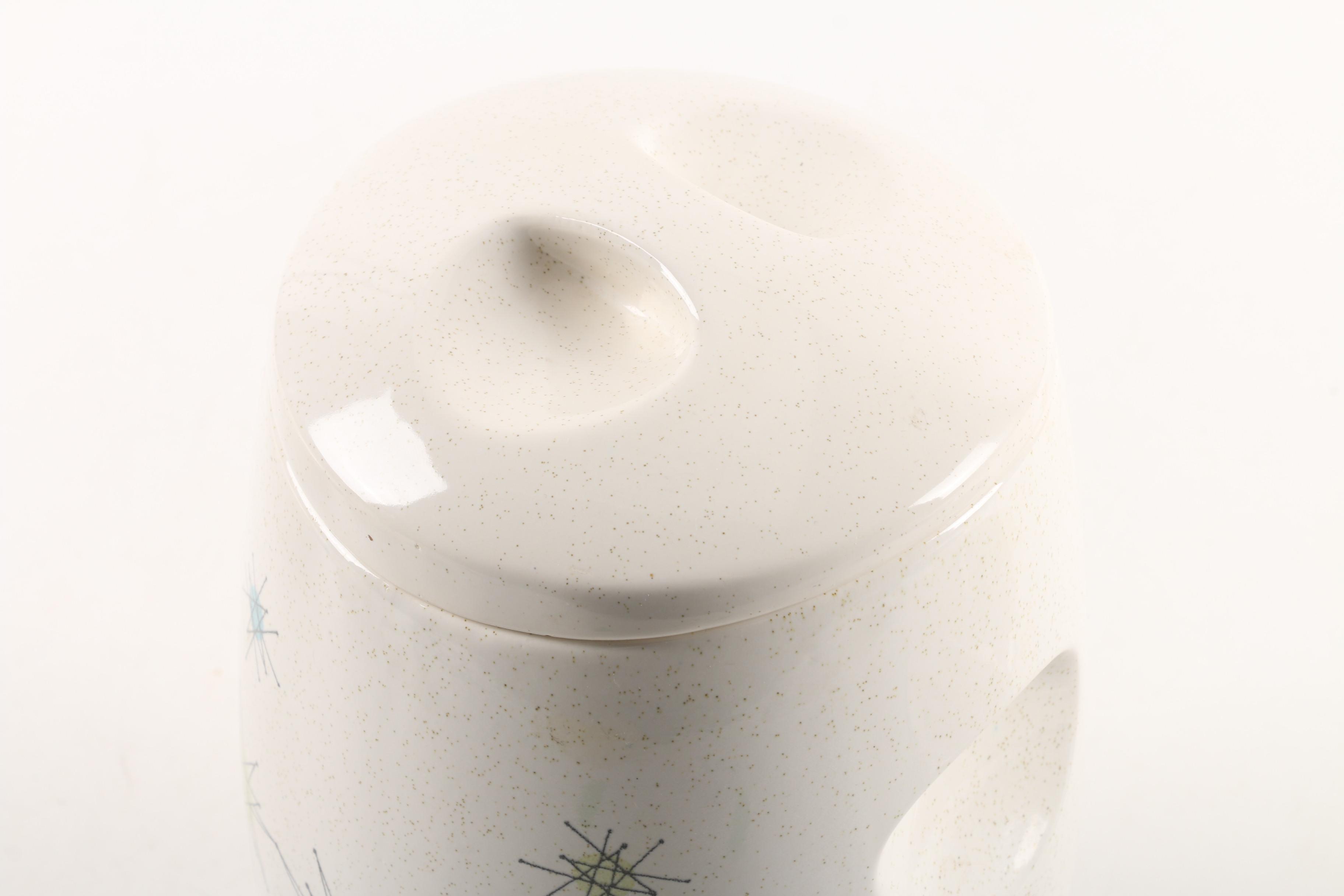 Mid Century Franciscan "Starburst" Table and Serveware Circa 1954 -1966