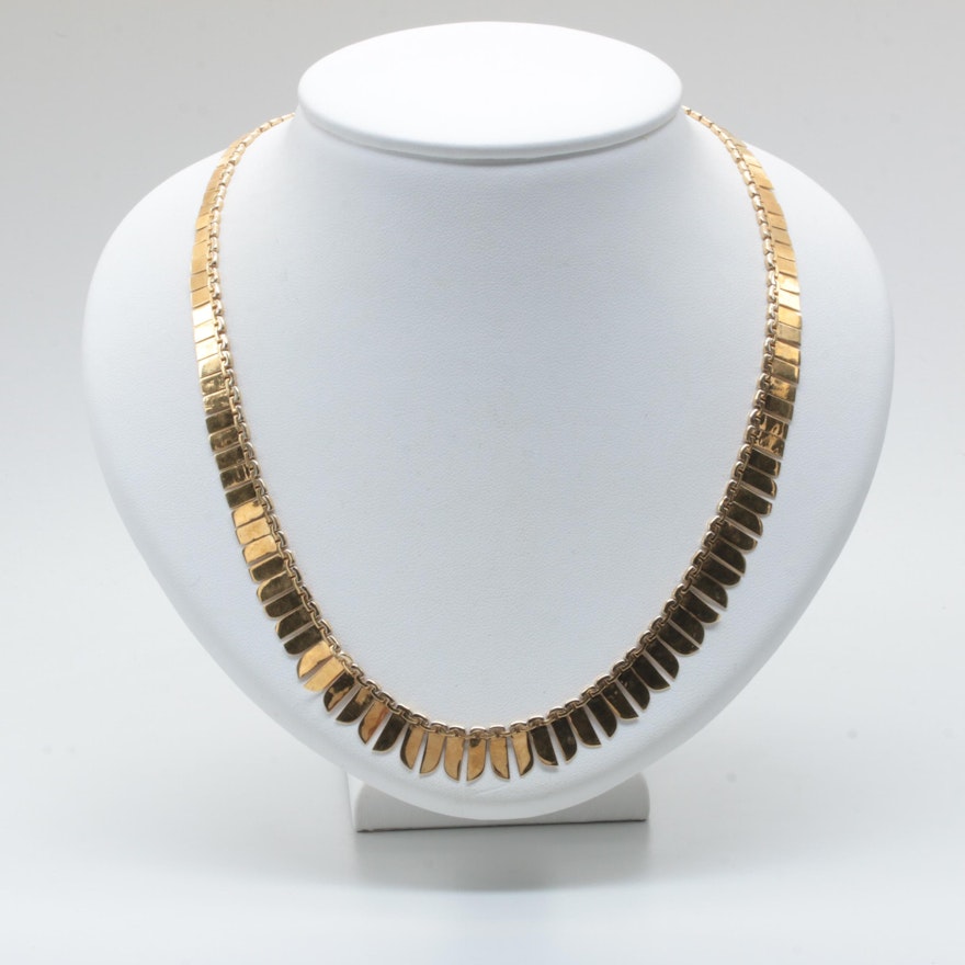 18K Yellow Gold Necklace