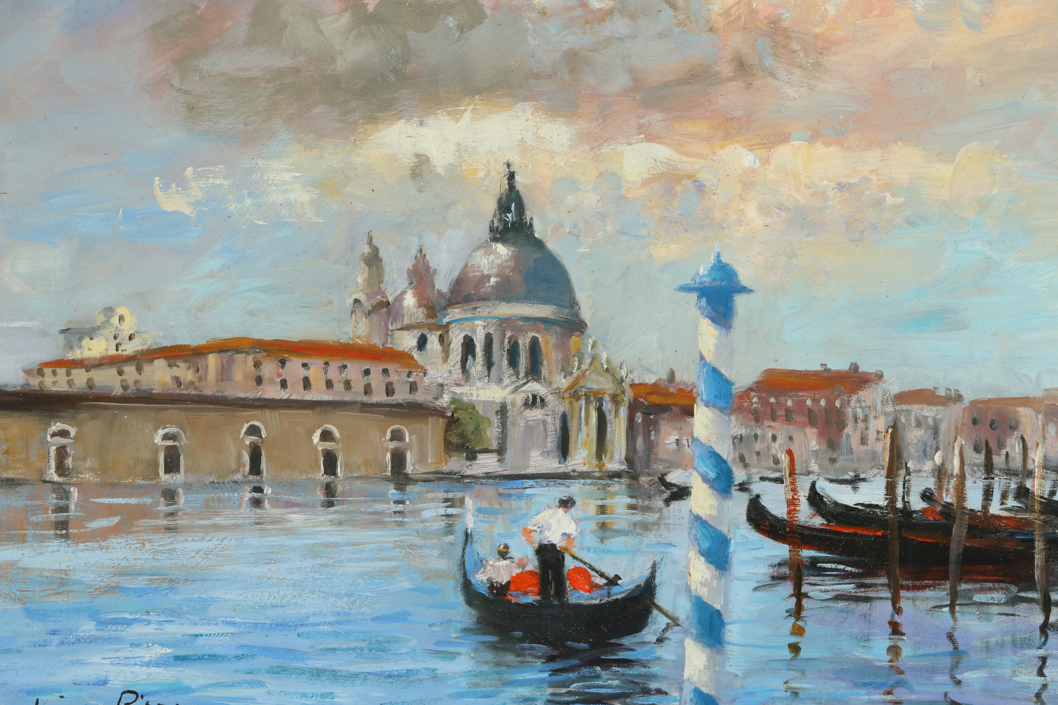Nino Pippa Oil Painting "Venice on the Grand Canal"