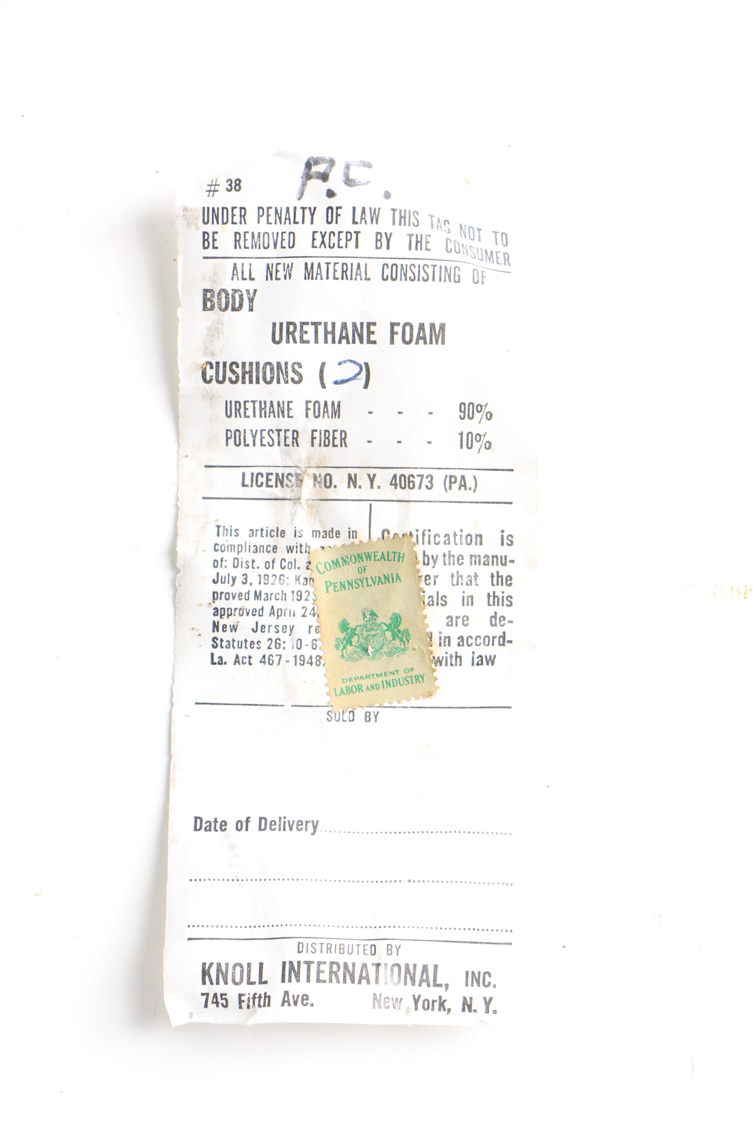 Knoll "Stephens Chair" Lounge Chair Pair