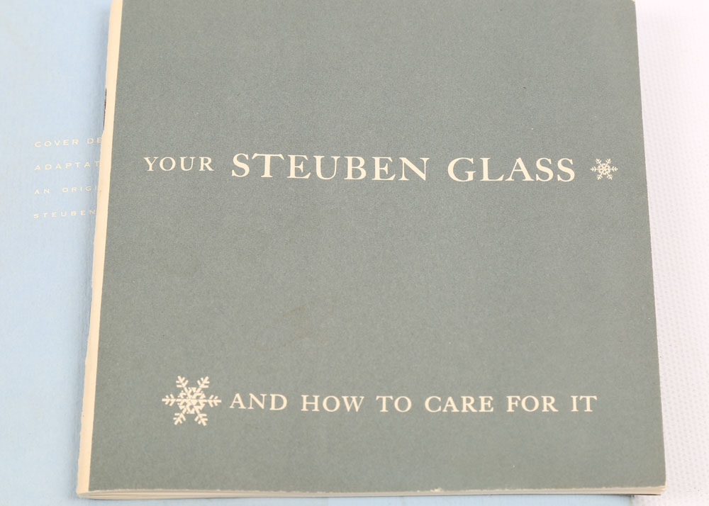 Vintage 1950s Era Steuben Glass Wine Glasses