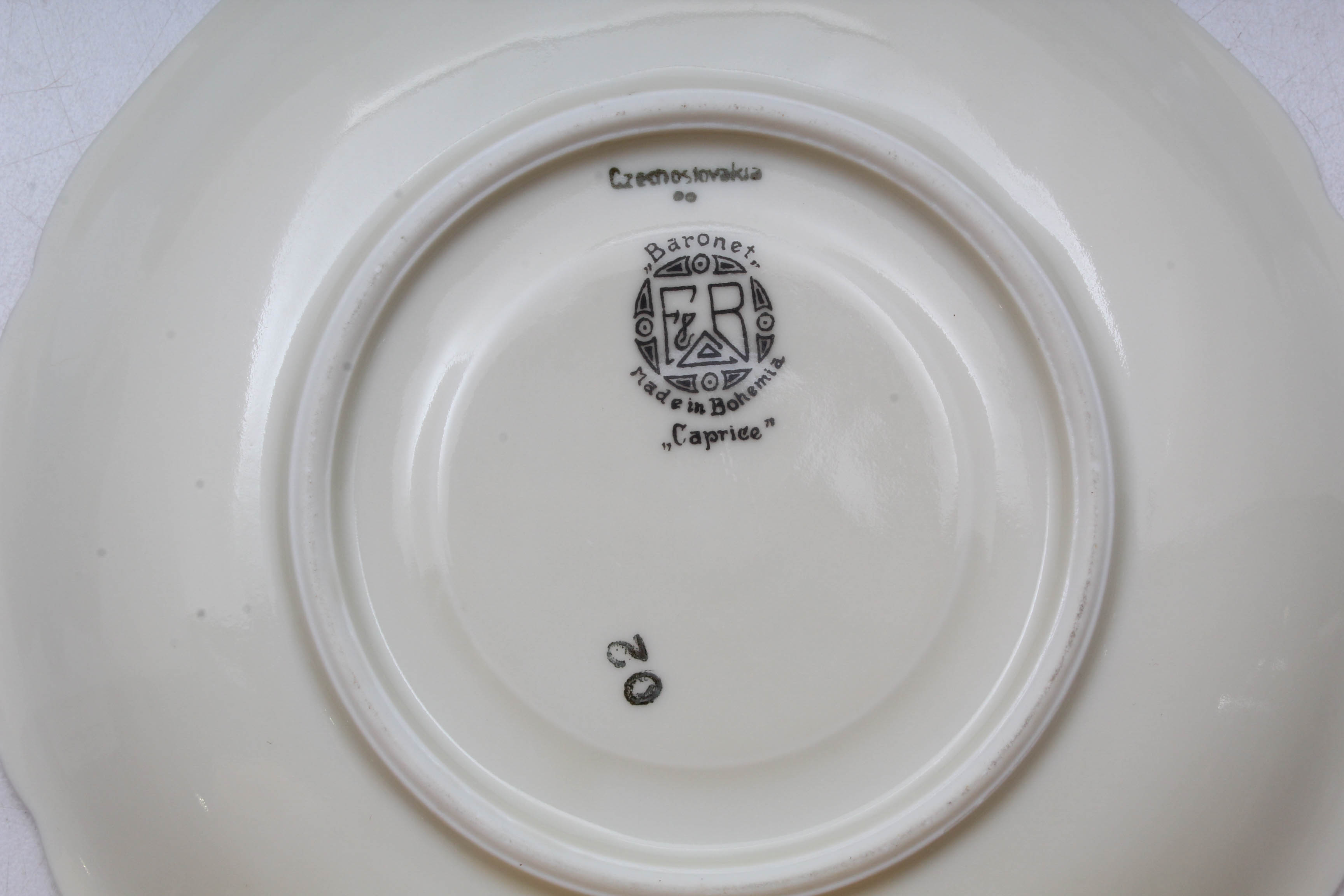 Baronet "Caprice" Dinnerware from Bohemia Czechoslovakia