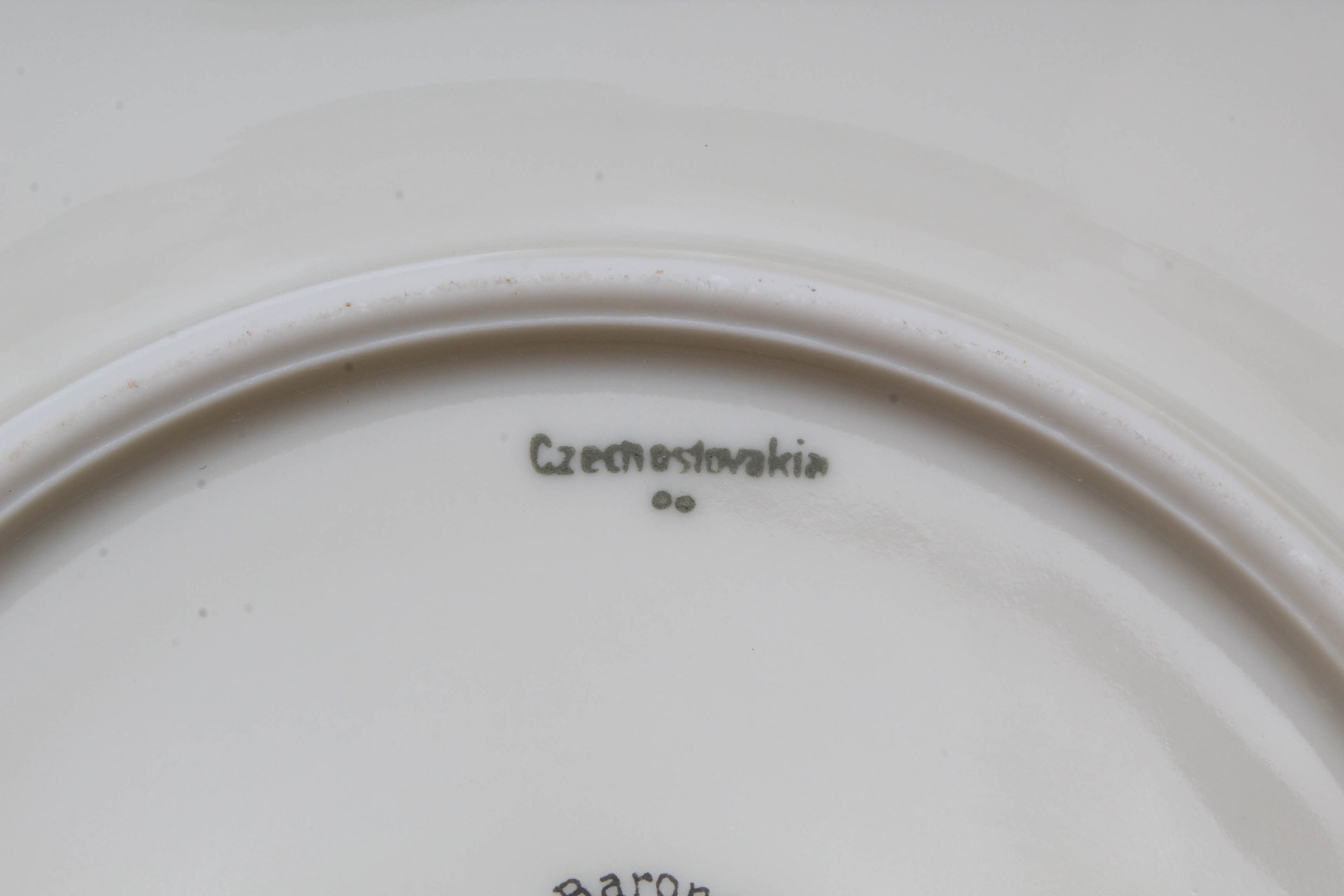 Baronet "Caprice" Dinnerware from Bohemia Czechoslovakia