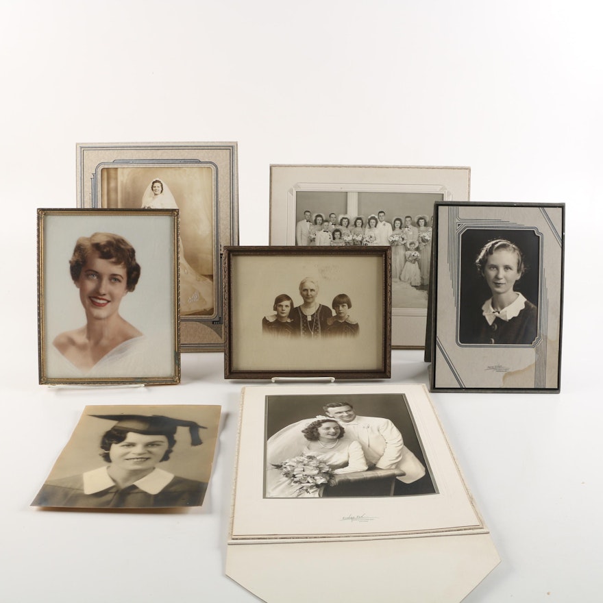 Albumen Cabinet Cards and Silver Gelatin Photographs