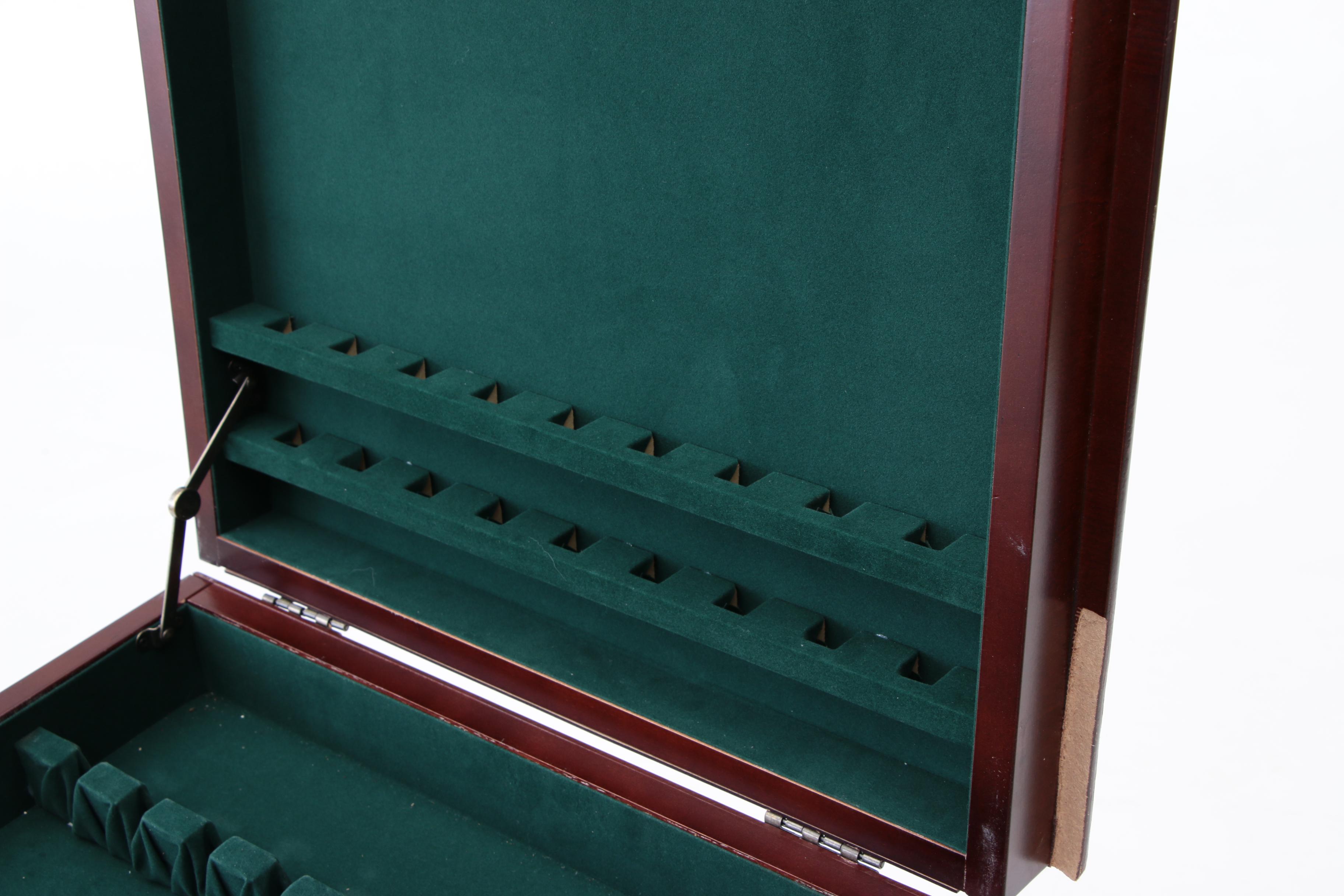 Contemporary Silverware Chest on Stand