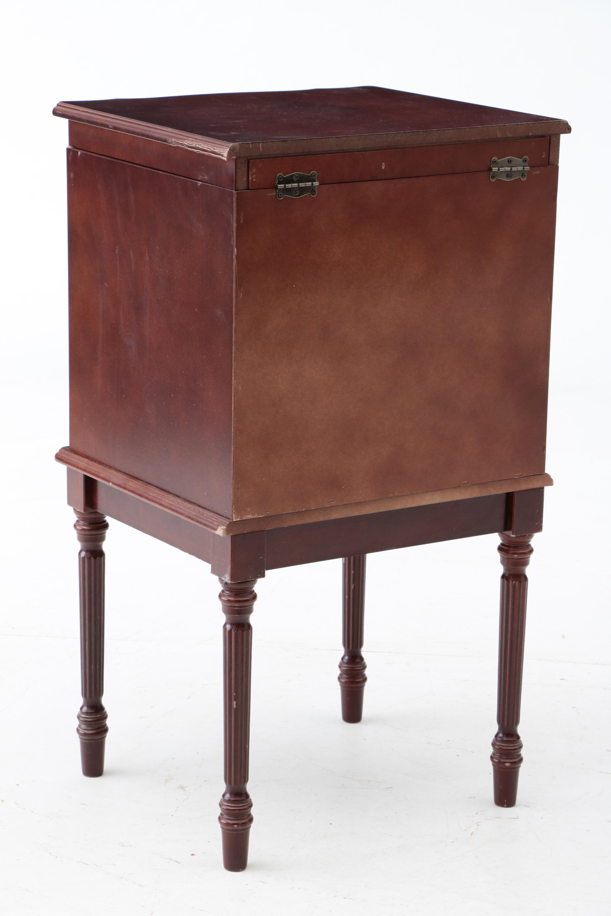 Contemporary Silverware Chest on Stand