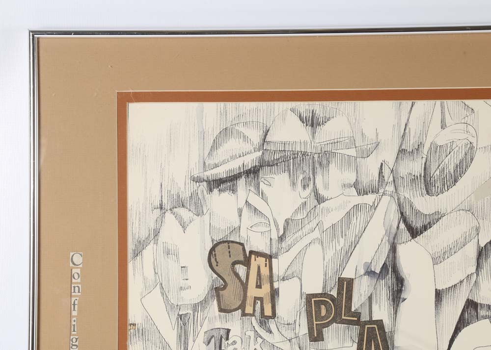 Anthony Cardoso Ink Drawing "Configuration"