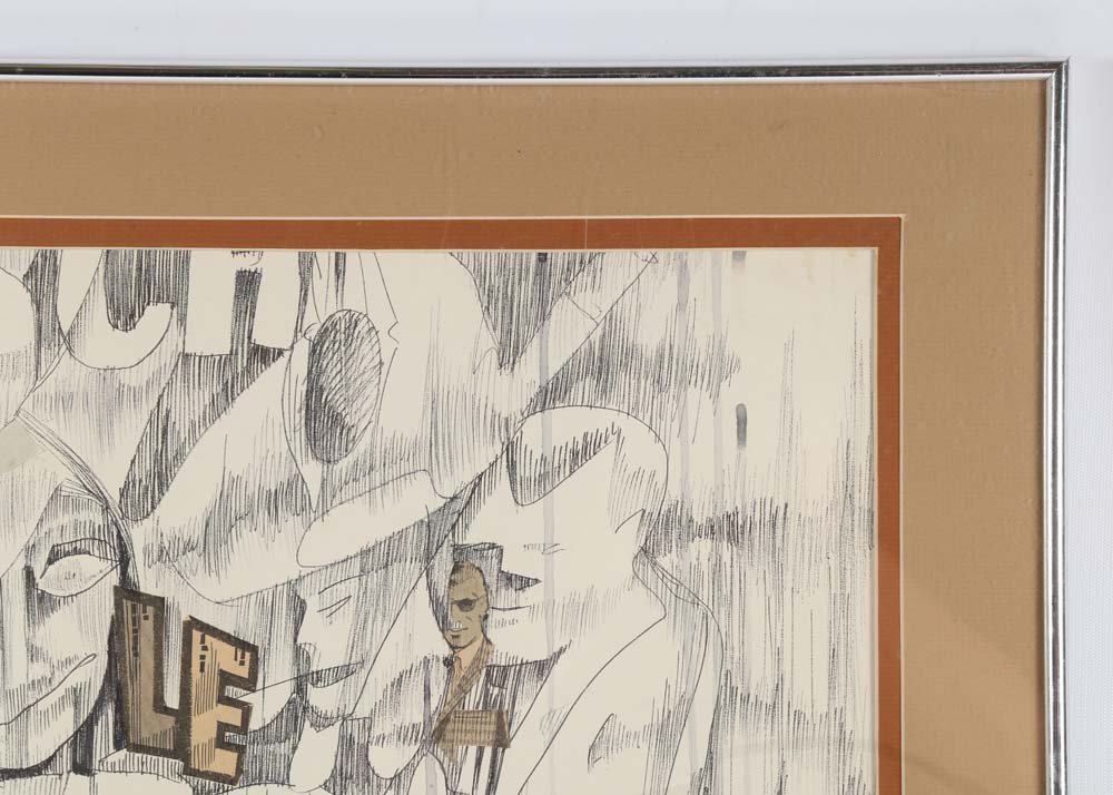 Anthony Cardoso Ink Drawing "Configuration"