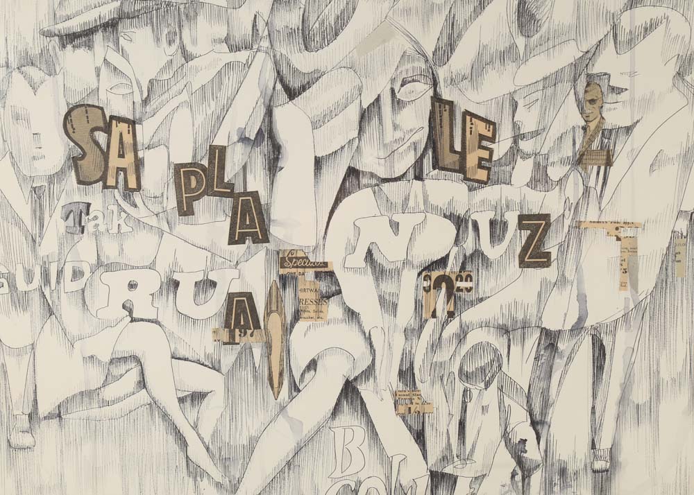 Anthony Cardoso Ink Drawing "Configuration"