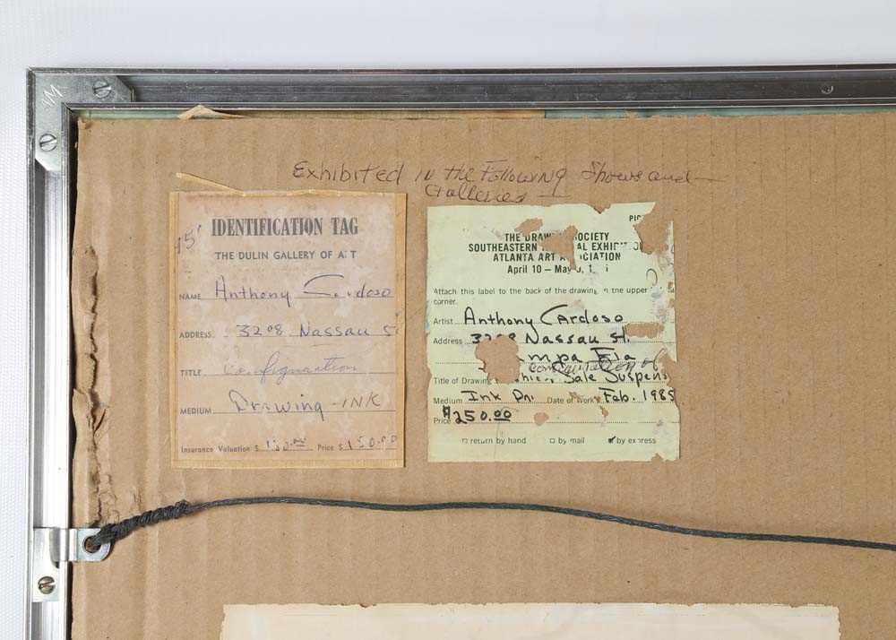 Anthony Cardoso Ink Drawing "Configuration"