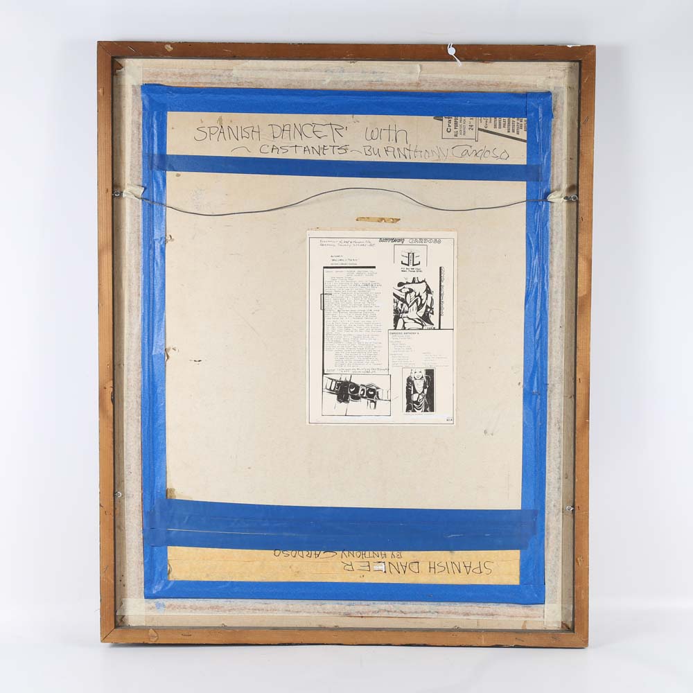 Anthony Cardoso Oil Painting "Spanish Dancer"