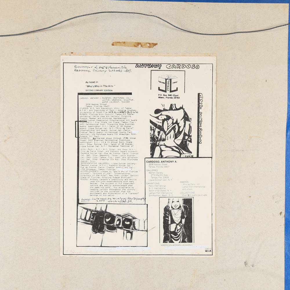 Anthony Cardoso Oil Painting "Spanish Dancer"