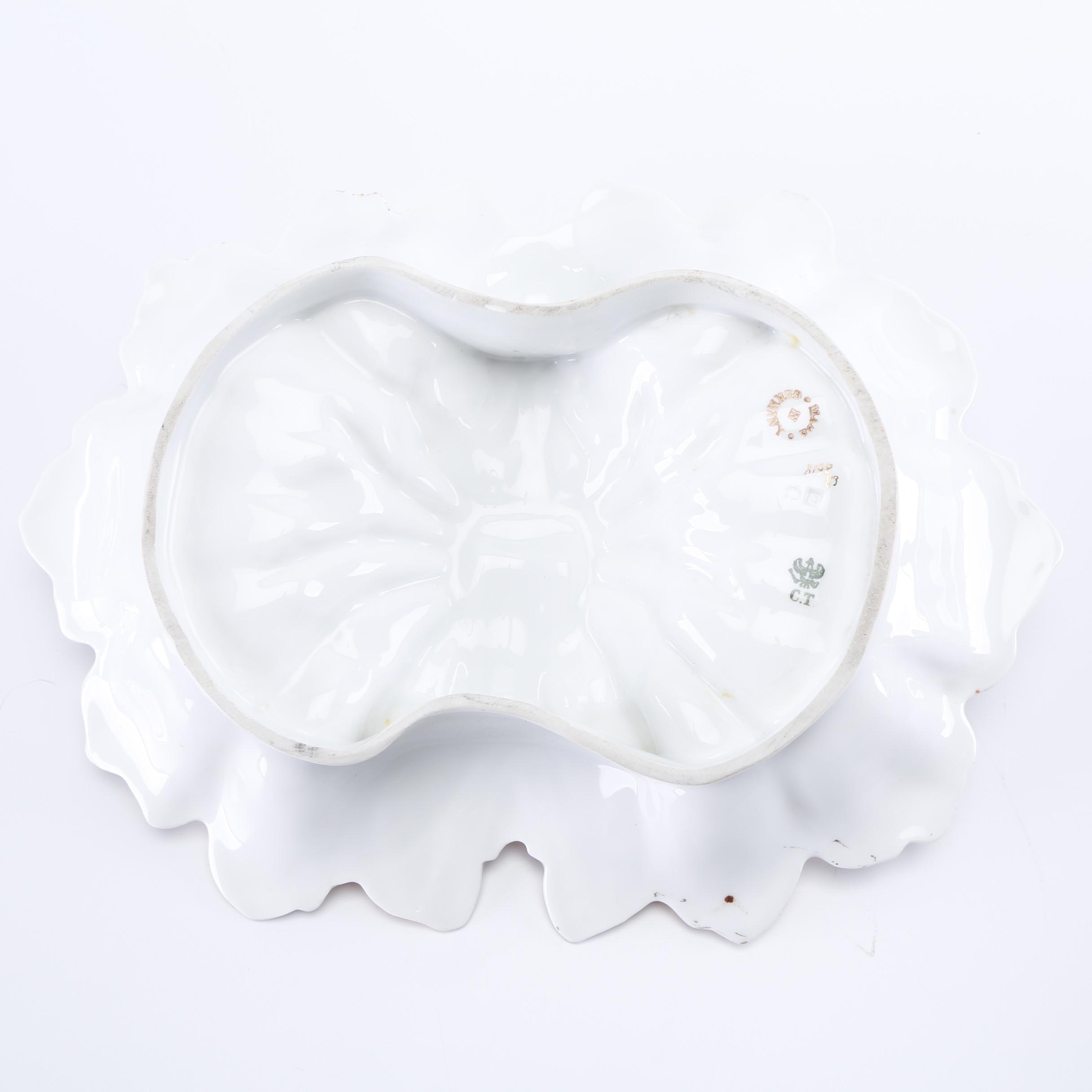 Vintage Lobster Porcelain Divided Serving Dishes featuring C.T. Altwasser