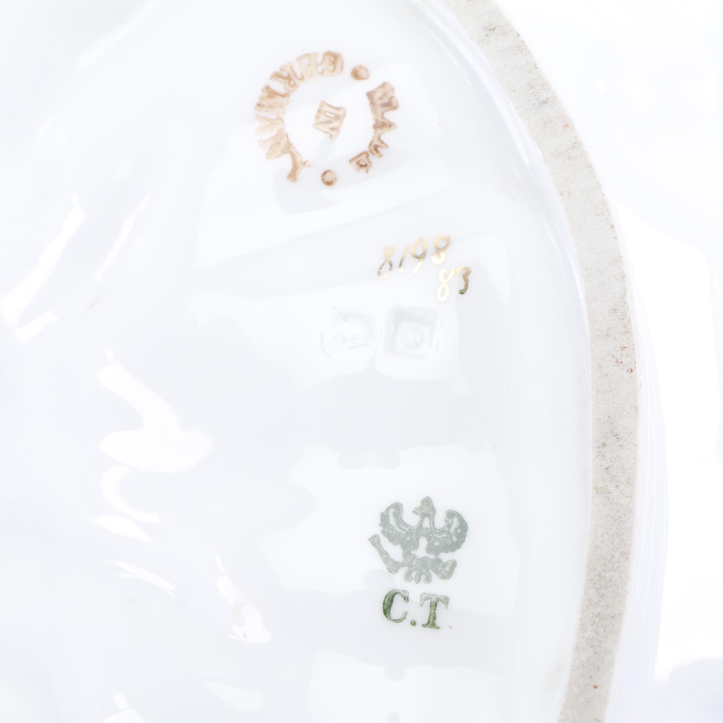 Vintage Lobster Porcelain Divided Serving Dishes featuring C.T. Altwasser