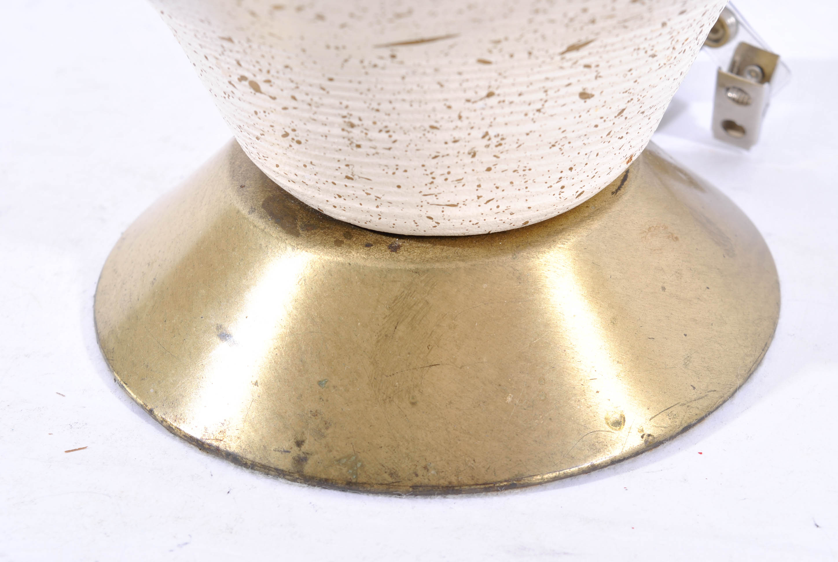 1960s Ceramic Gold Fleck Table Lamp