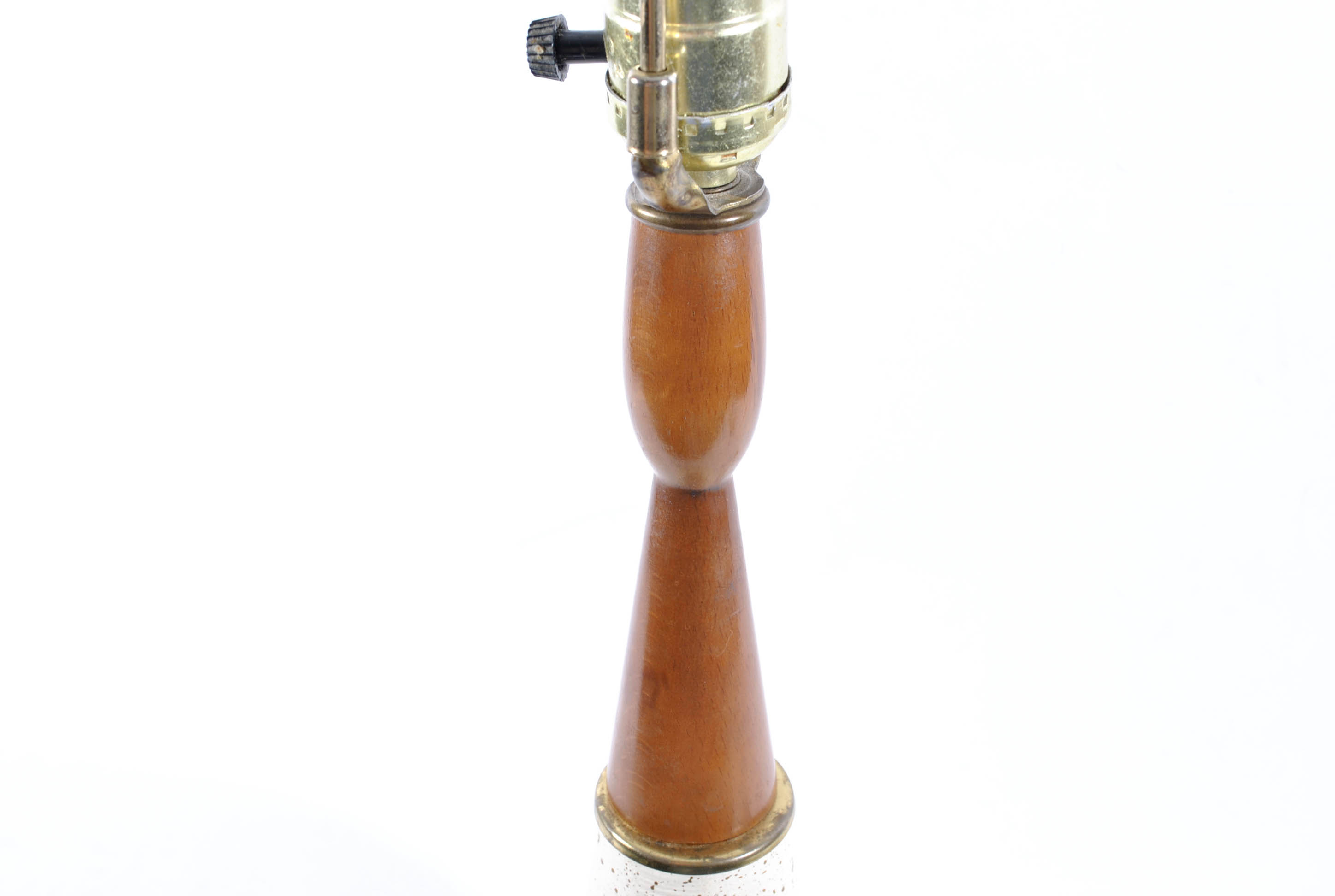 1960s Ceramic Gold Fleck Table Lamp