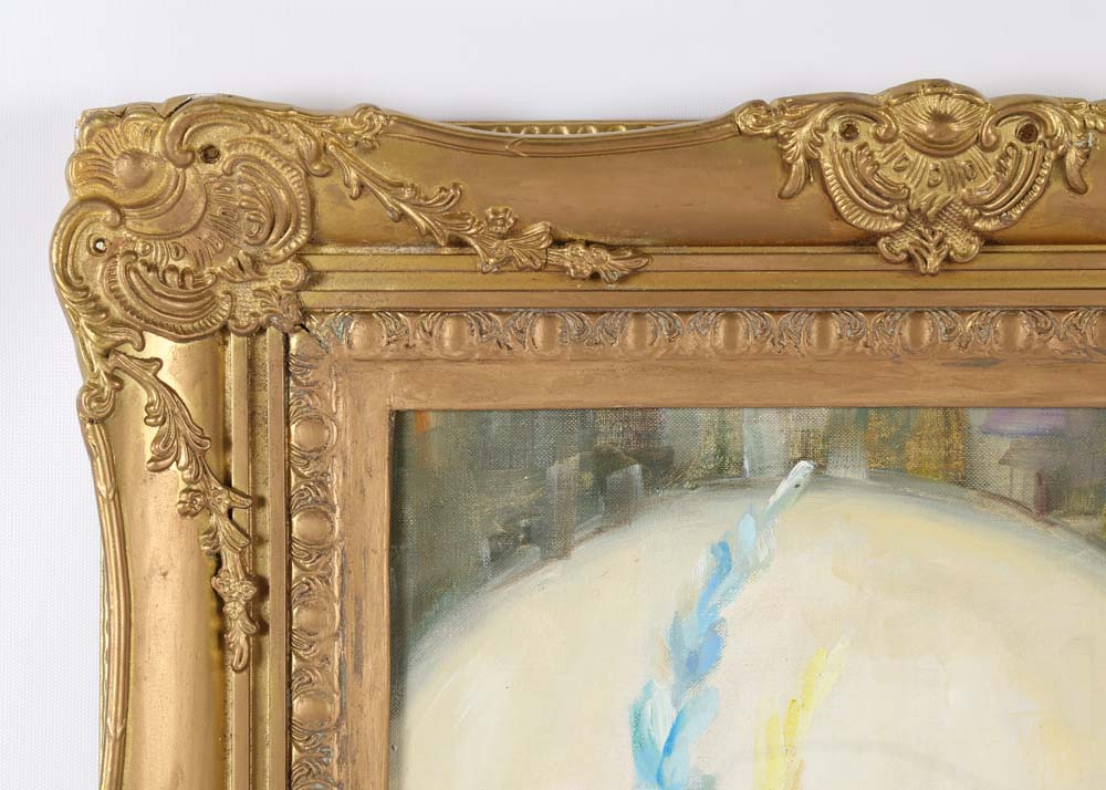 Sally Barclay Oil Painting on Board