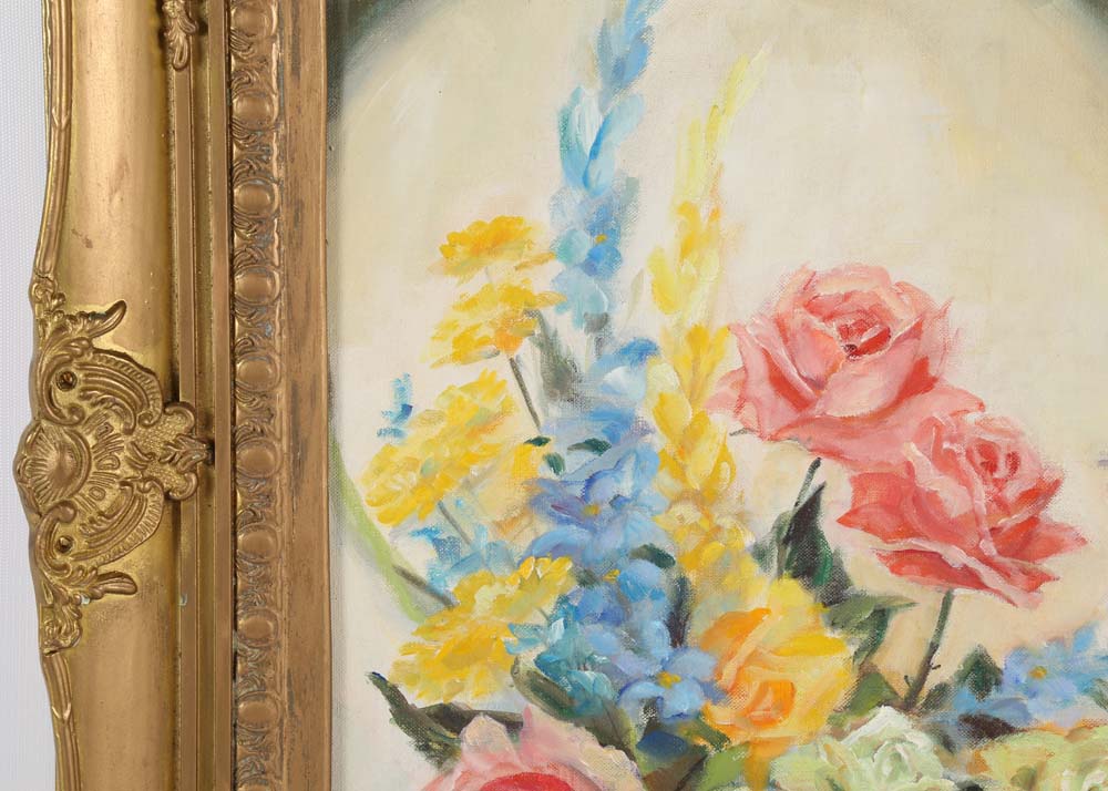 Sally Barclay Oil Painting on Board