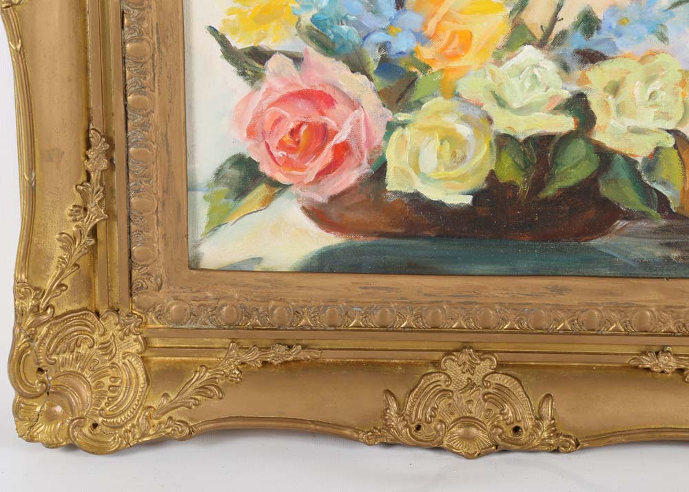 Sally Barclay Oil Painting on Board