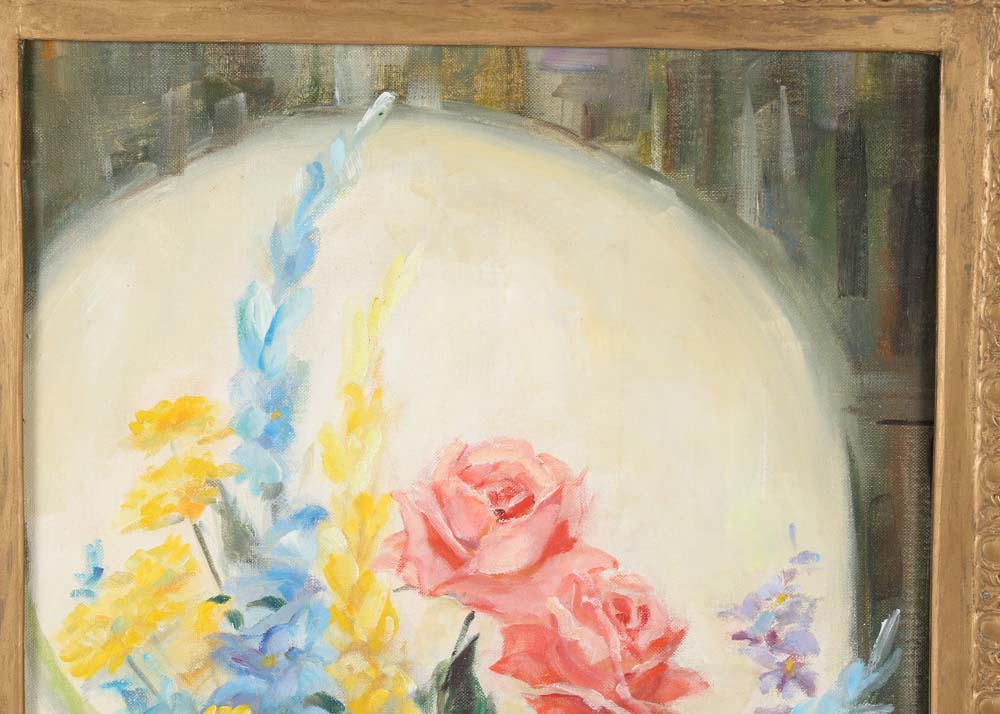 Sally Barclay Oil Painting on Board