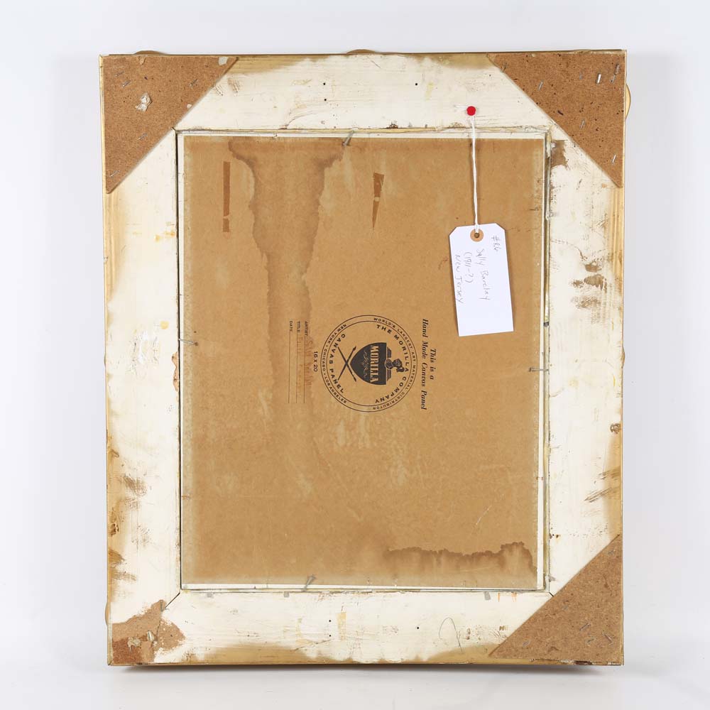 Sally Barclay Oil Painting on Board