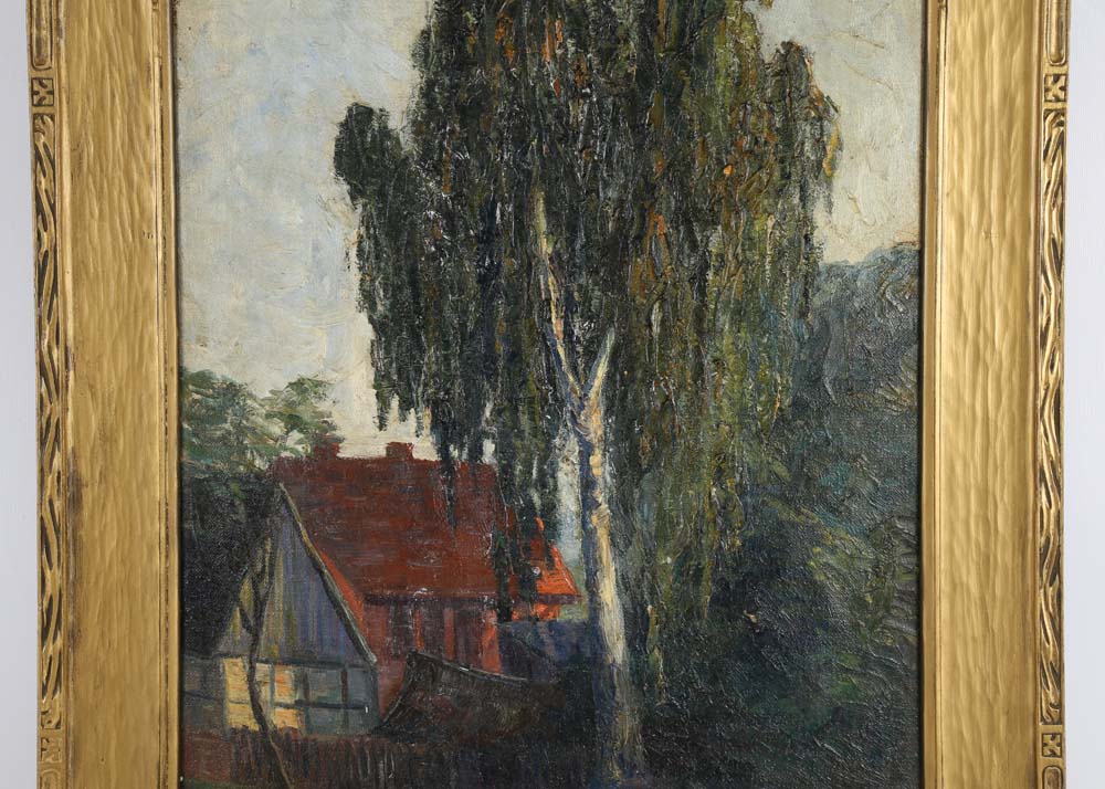 A. Grafini Hogan Landscape Oil Painting on Board