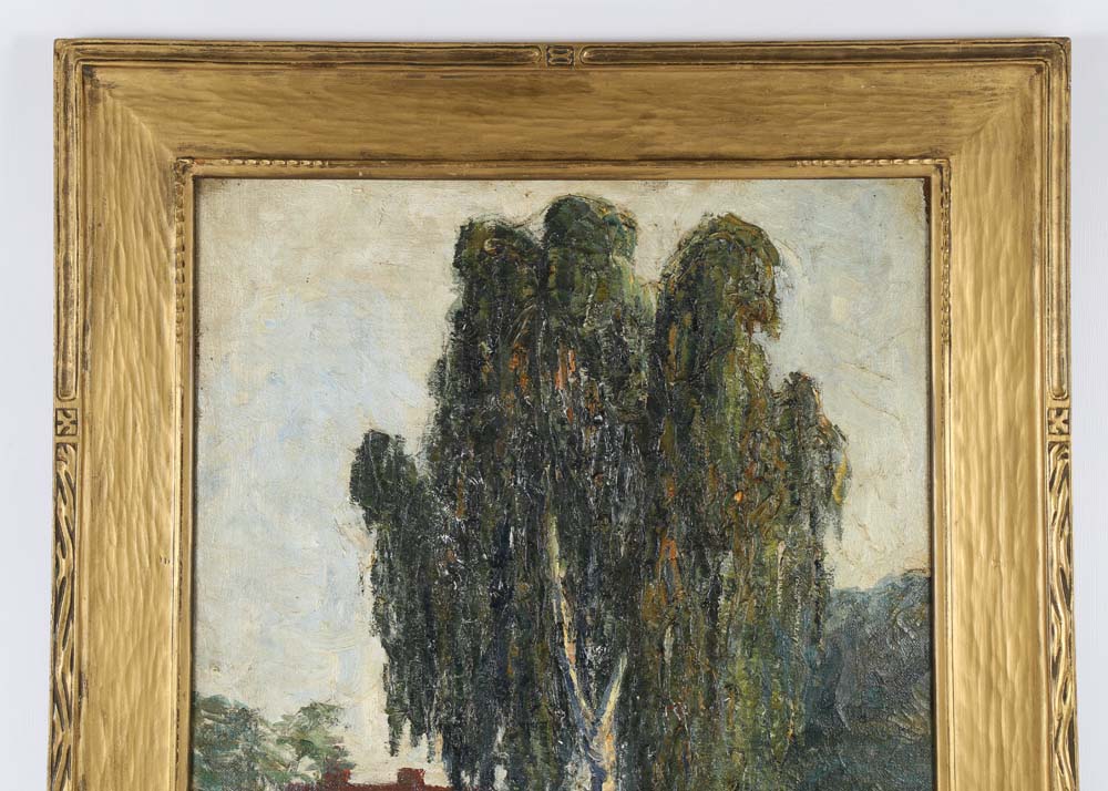 A. Grafini Hogan Landscape Oil Painting on Board