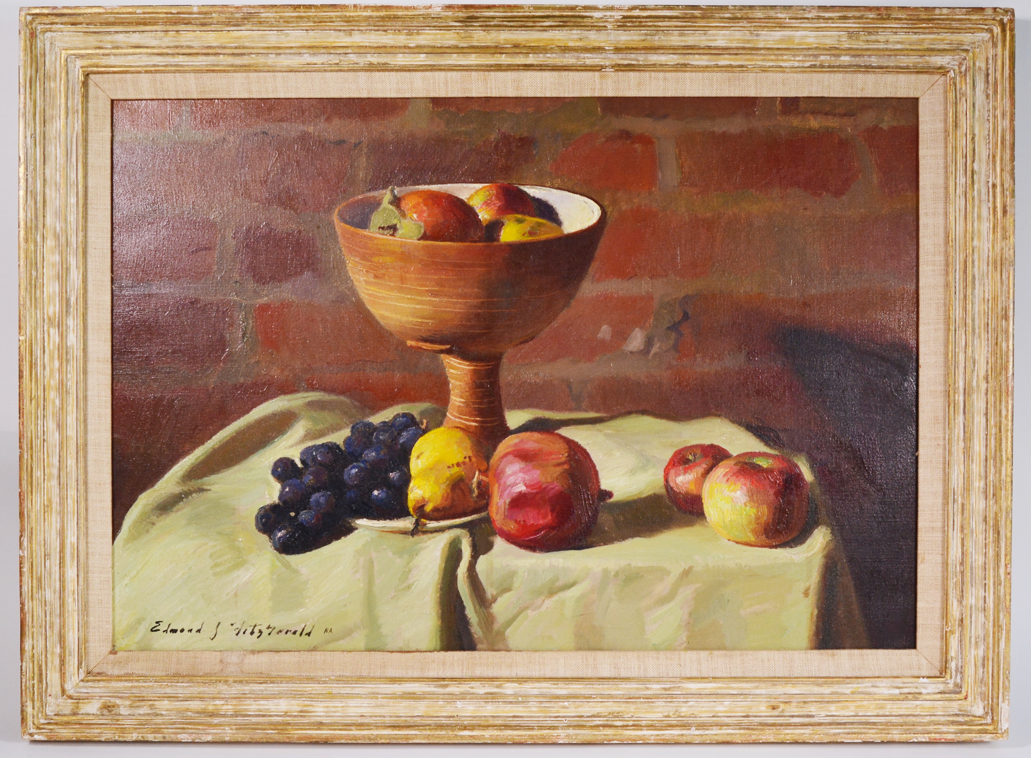 Edmond J. Fitzgerald Oil Painting of Still Life