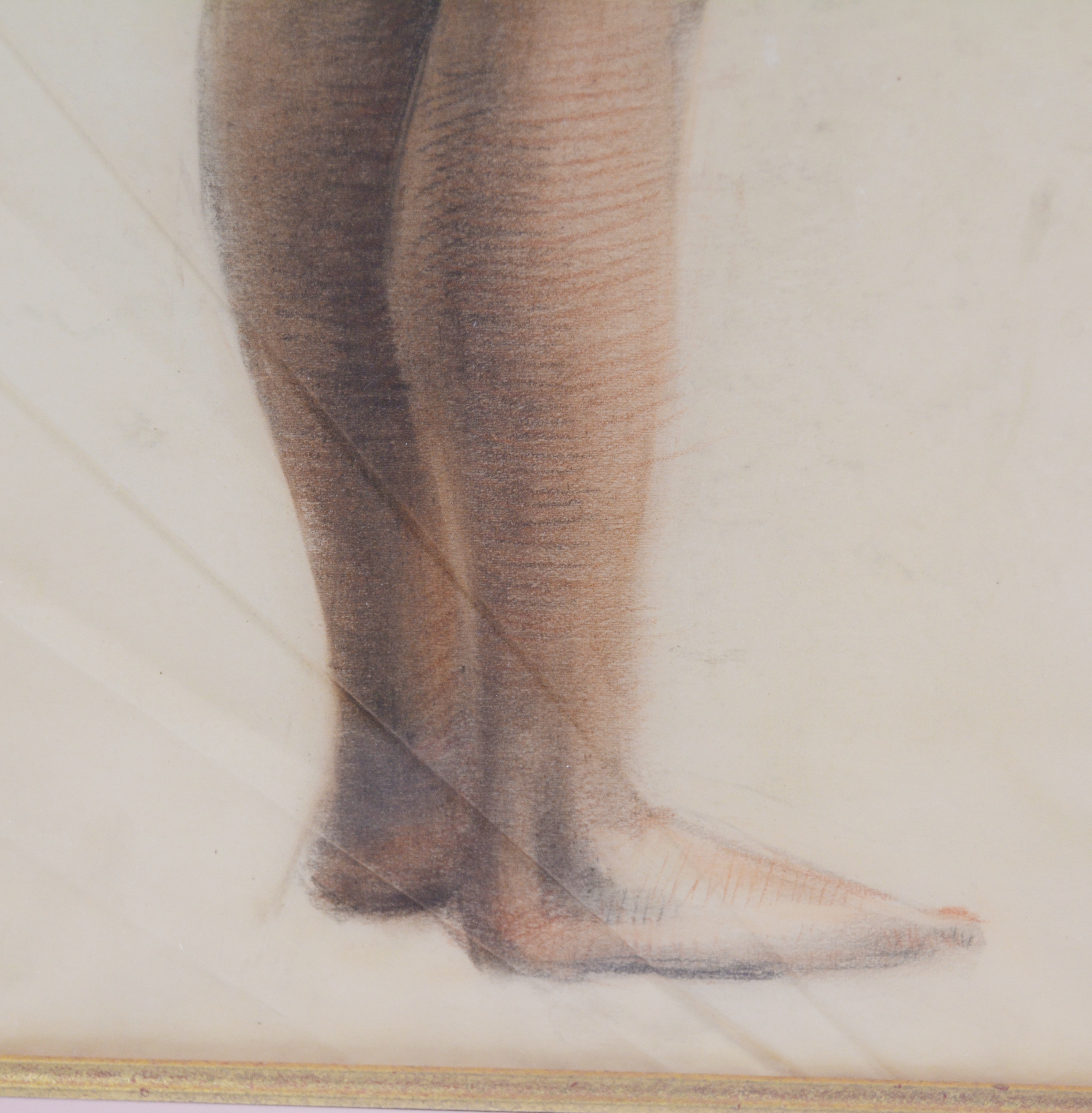 Edmond J. Fitzgerald Original Pencil Drawing of Nude