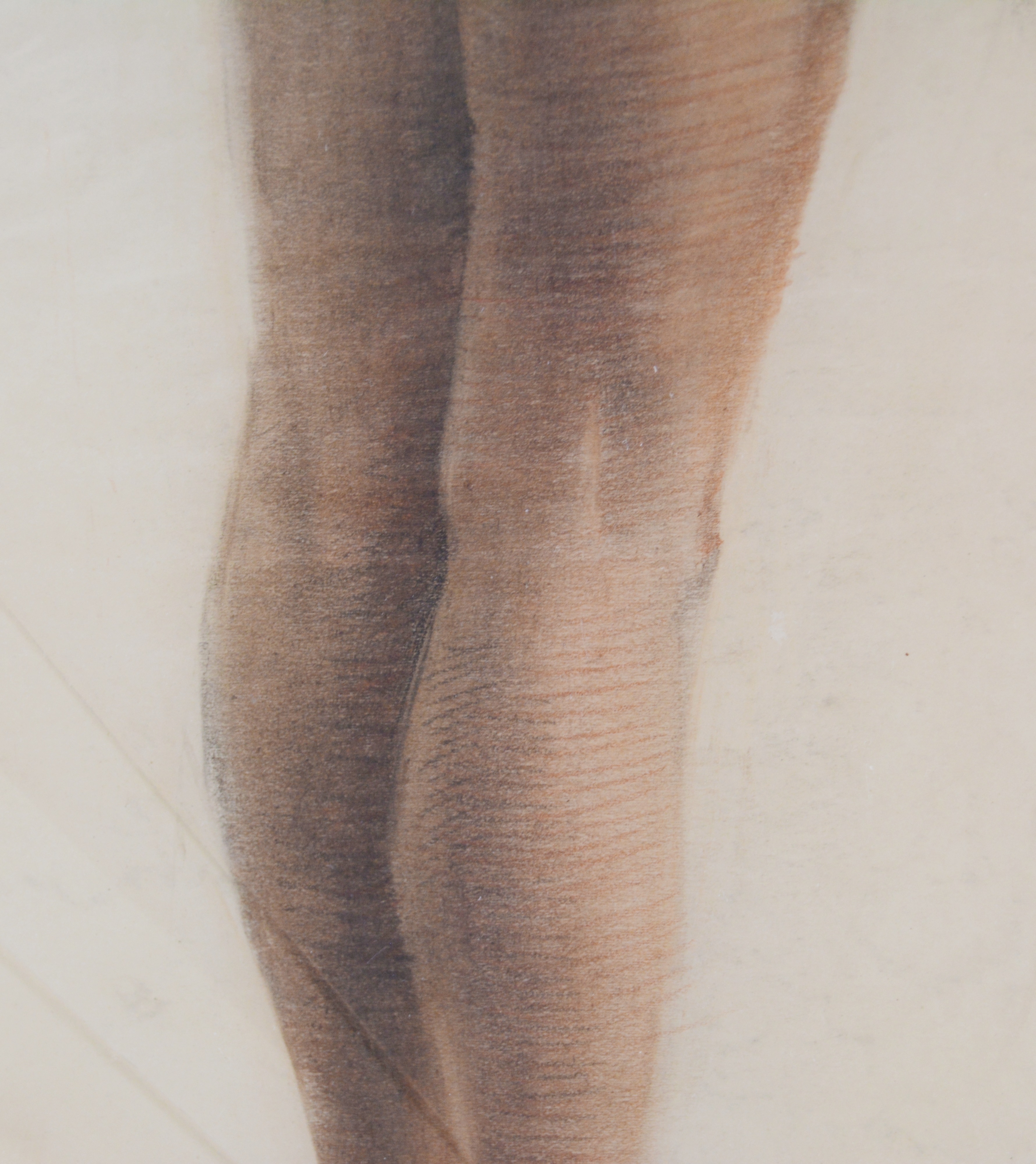 Edmond J. Fitzgerald Original Pencil Drawing of Nude