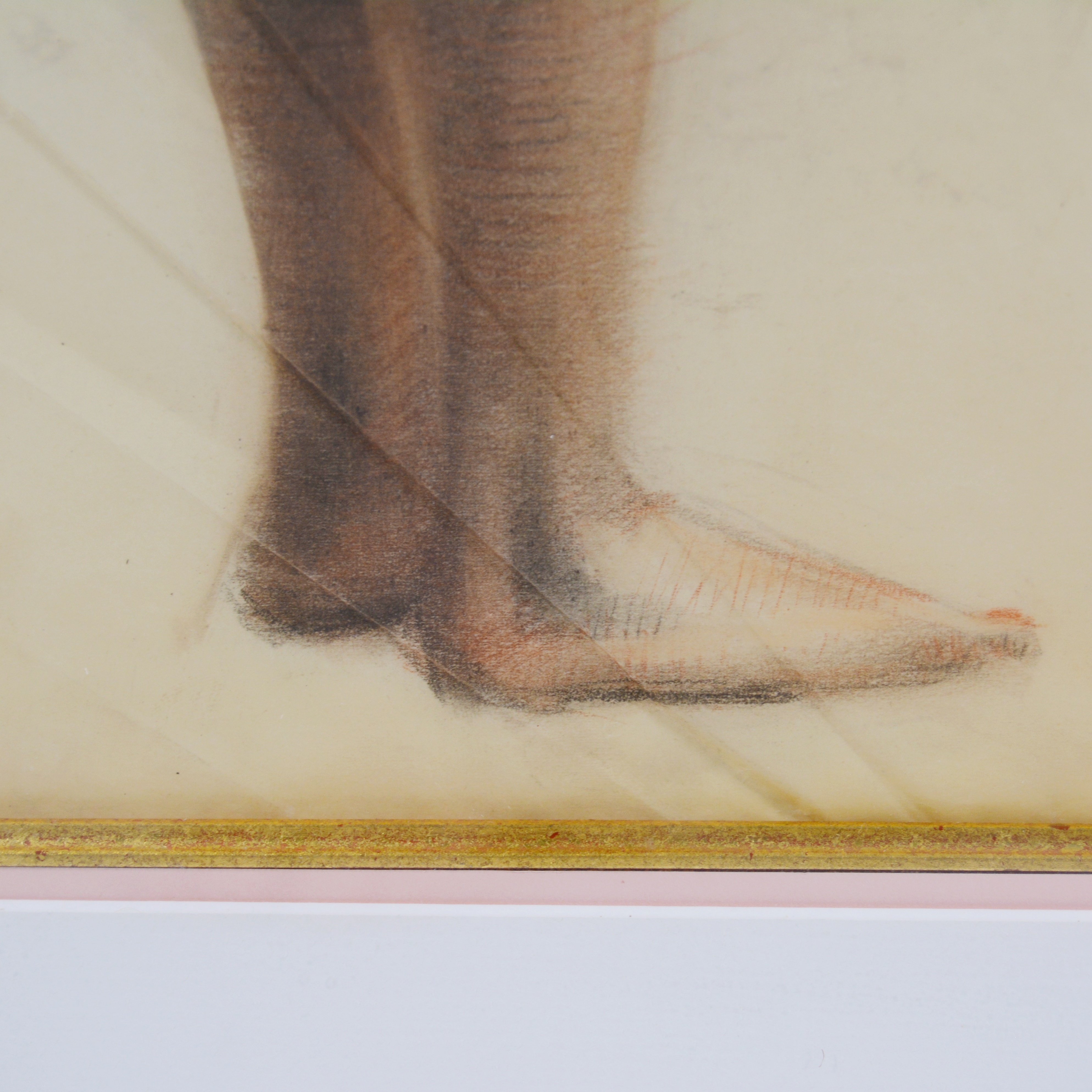 Edmond J. Fitzgerald Original Pencil Drawing of Nude