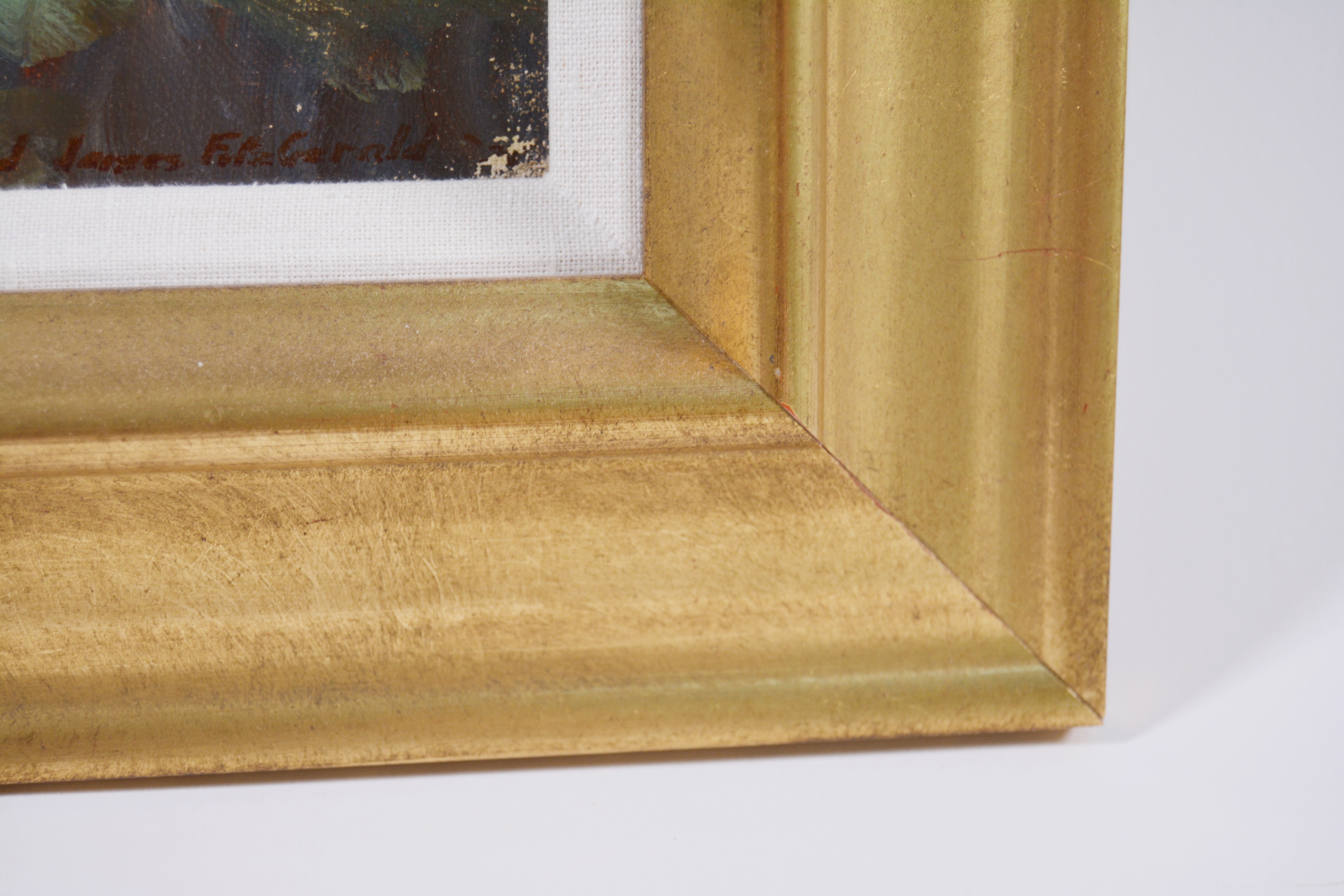 Edmond J. Fitzgerald Original Oil Painting of Ocean Scene