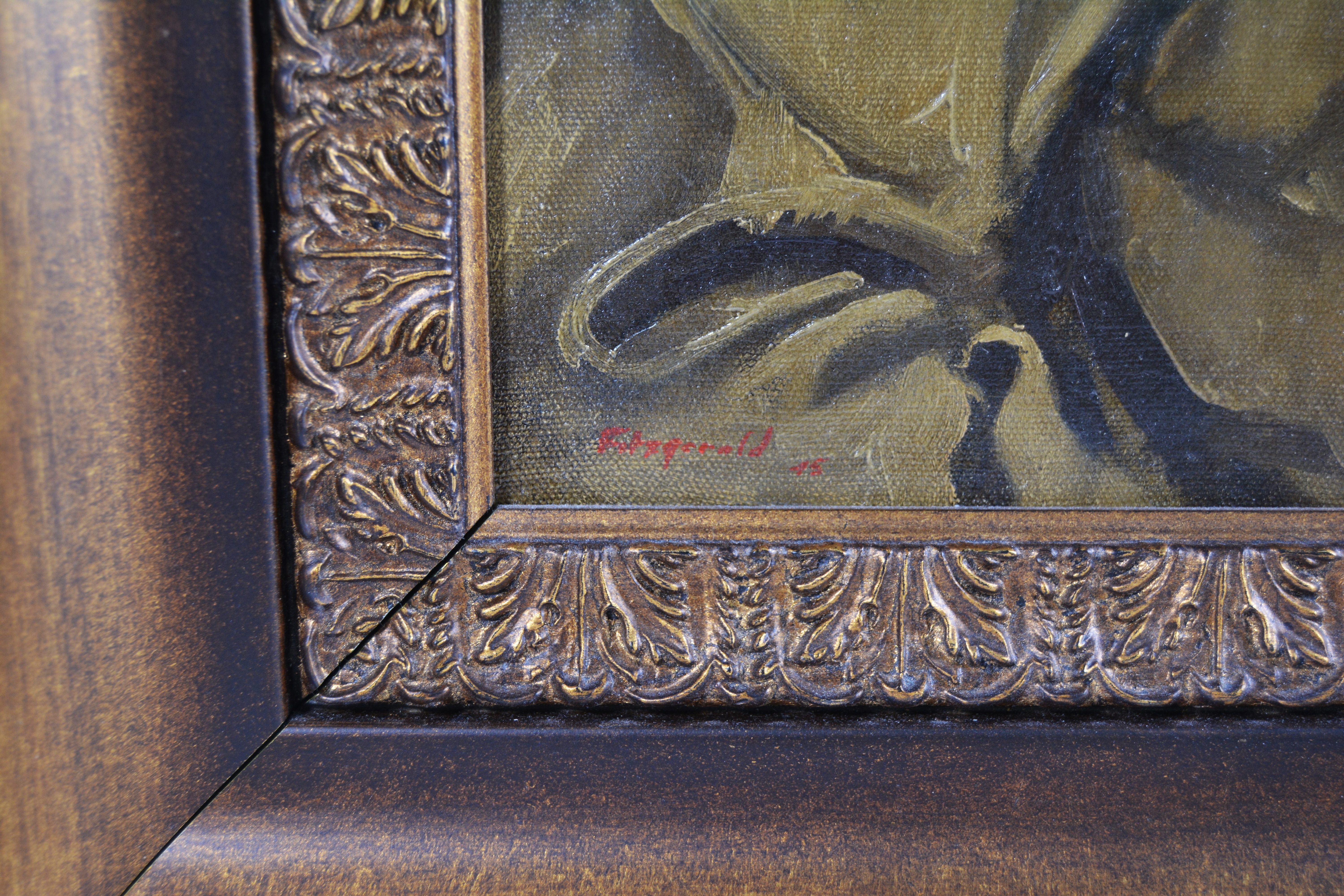 Edmond J. Fitzgerald Oil Painting Self Portrait as a Naval Officer