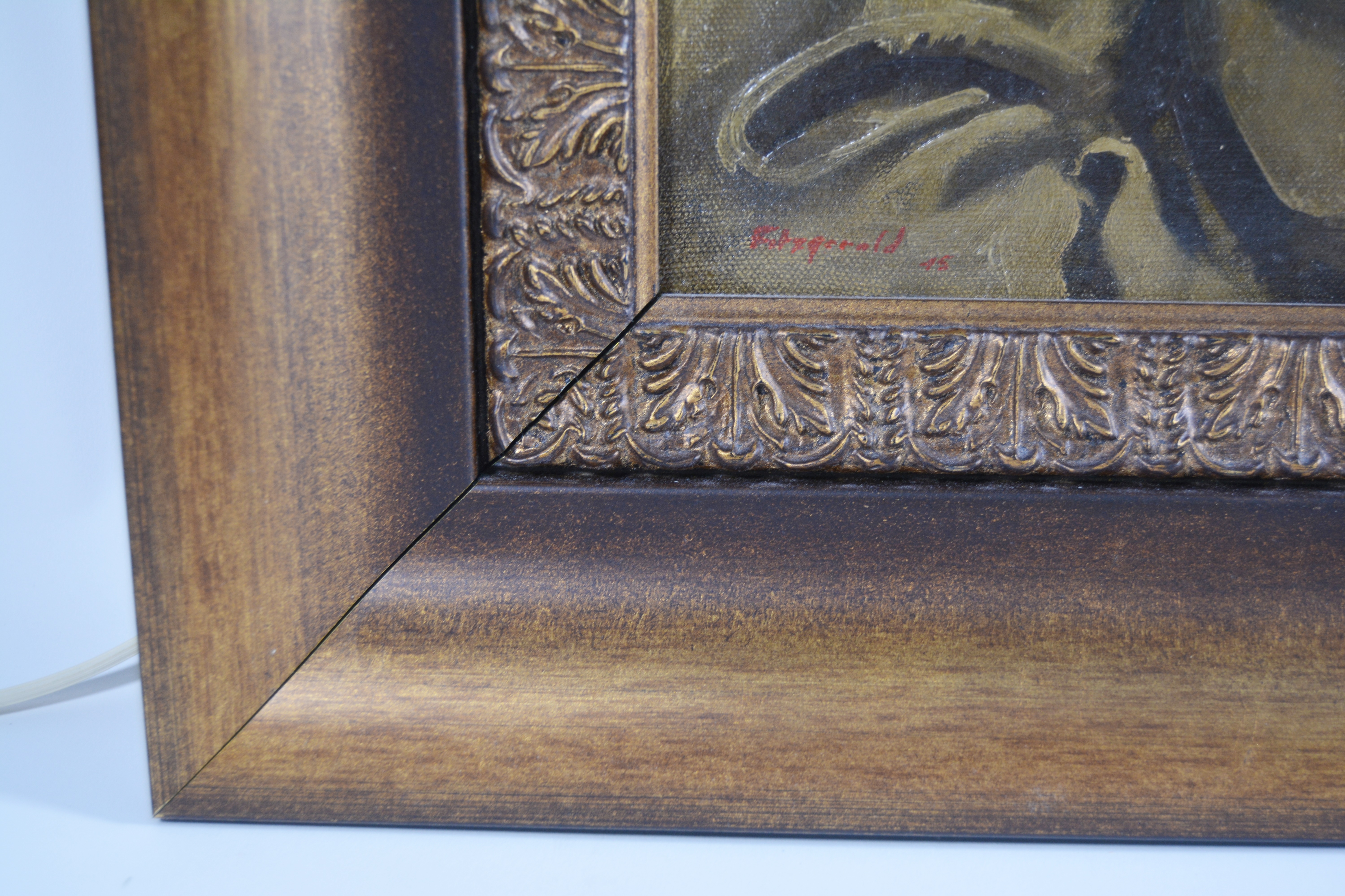 Edmond J. Fitzgerald Oil Painting Self Portrait as a Naval Officer