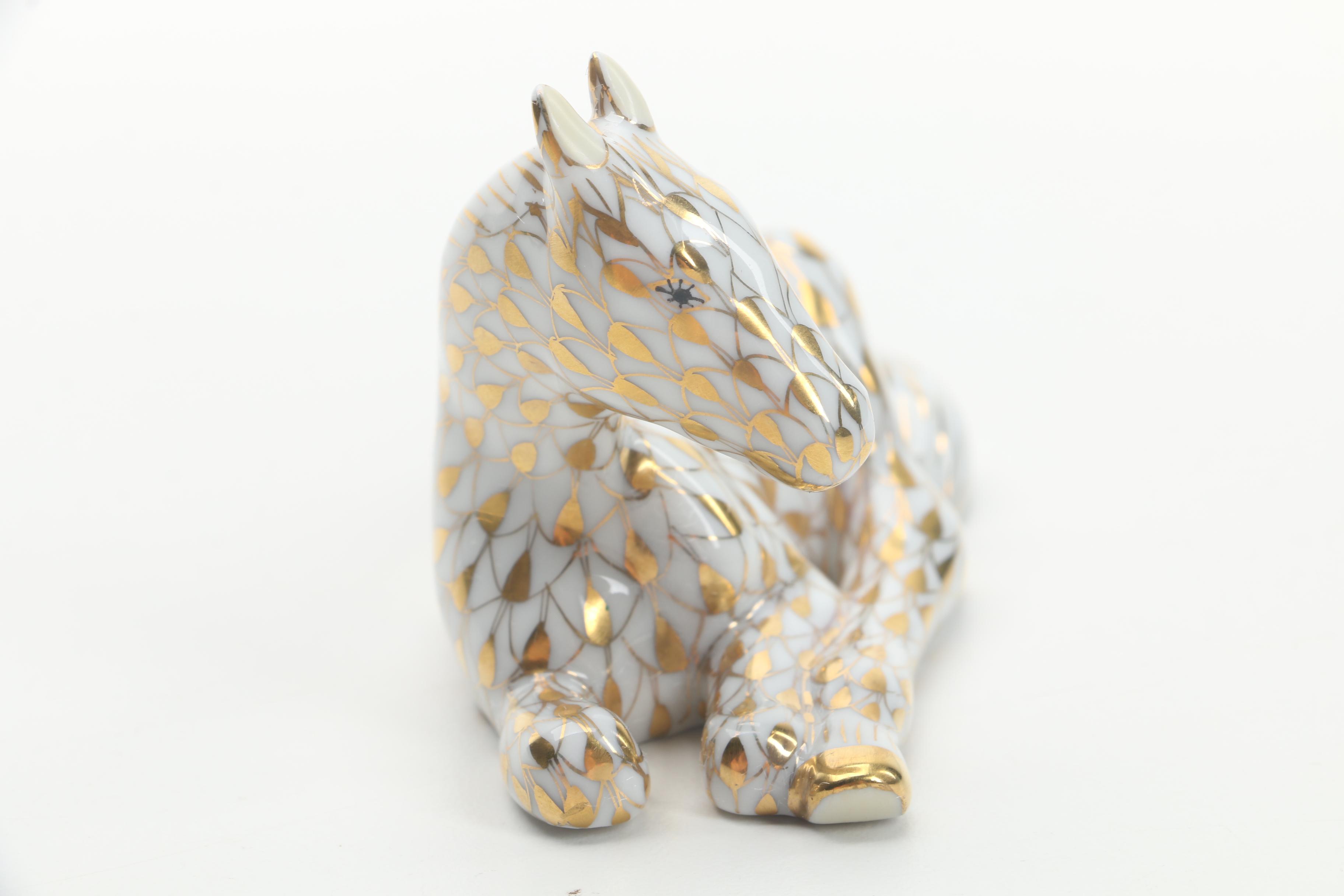 1998 Herend Guild "Foal" Porcelain Figurine