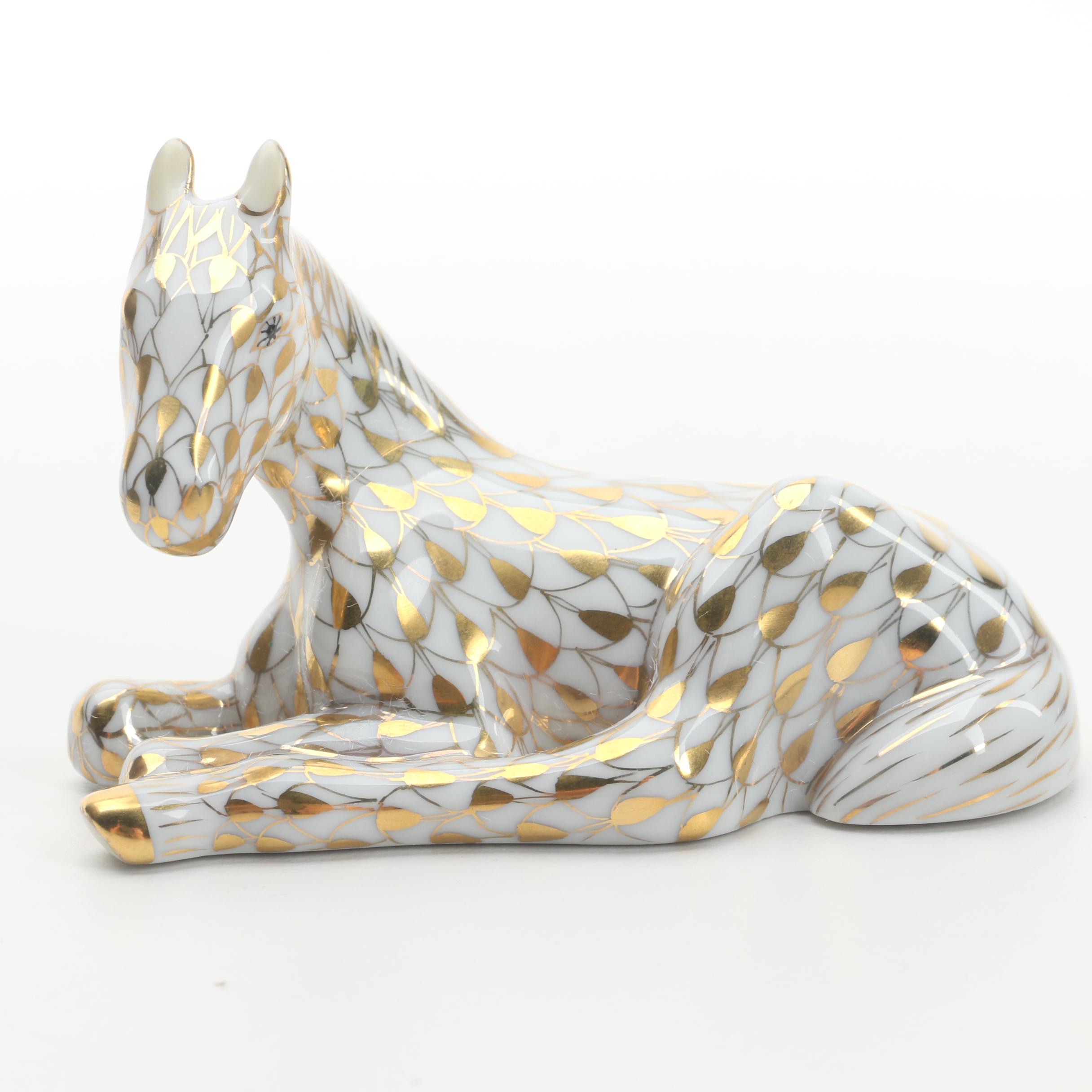 1998 Herend Guild "Foal" Porcelain Figurine