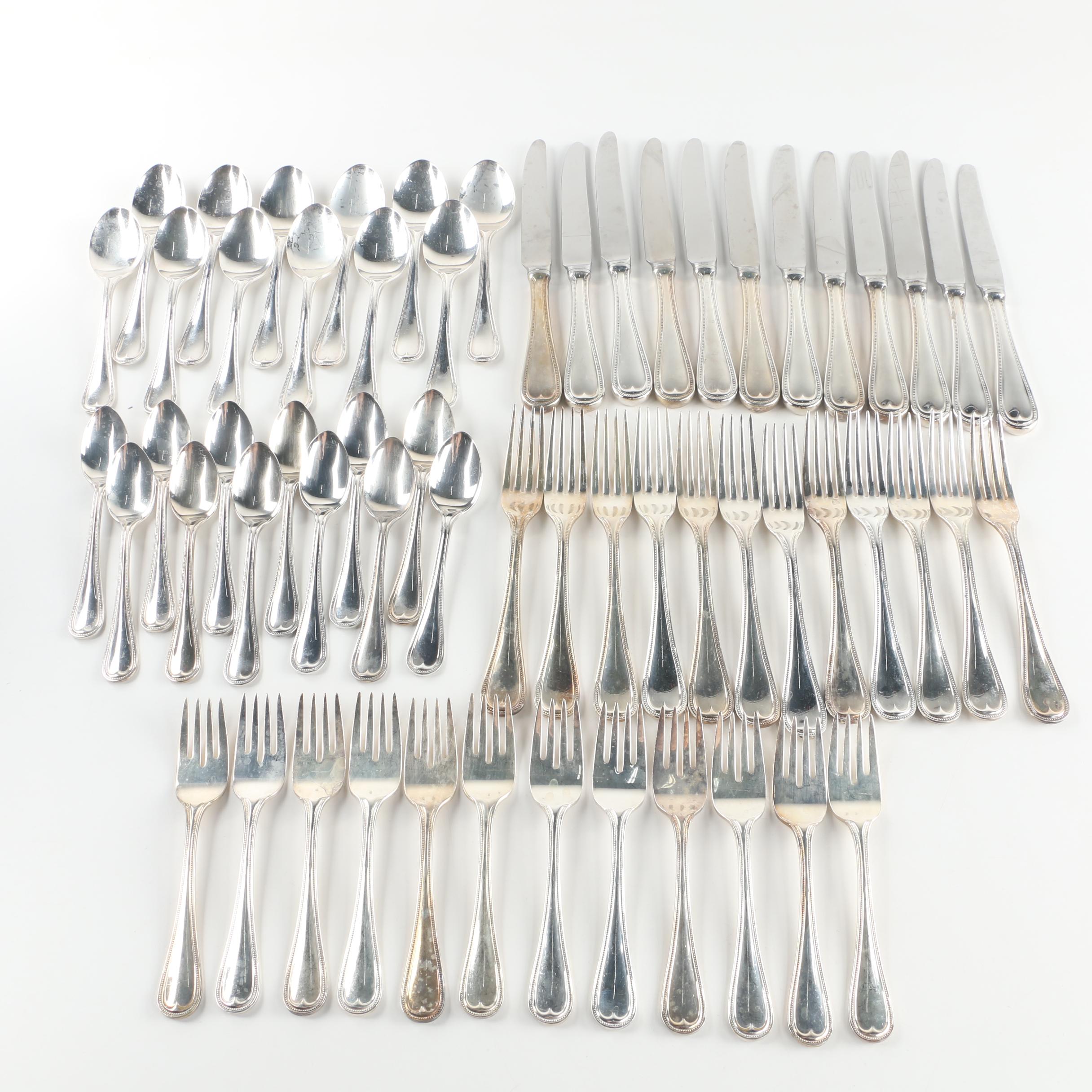 Reed & Barton "English Gentry" Silver Plate Flatware Set