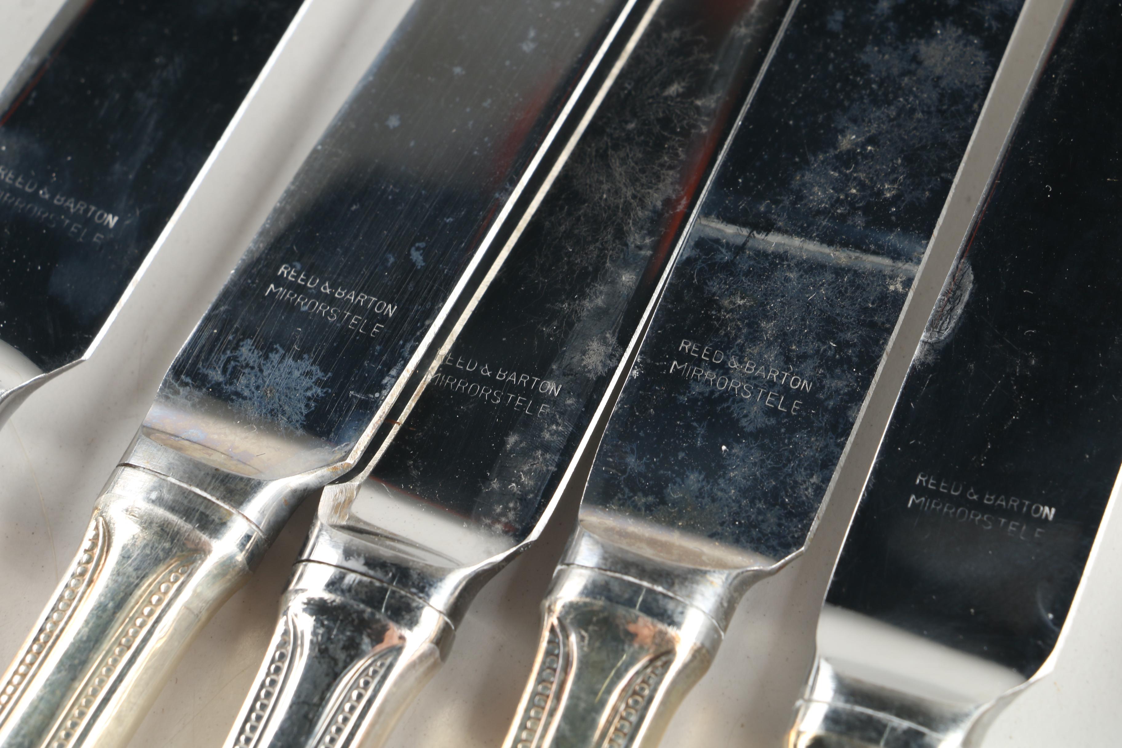 Reed & Barton "English Gentry" Silver Plate Flatware Set