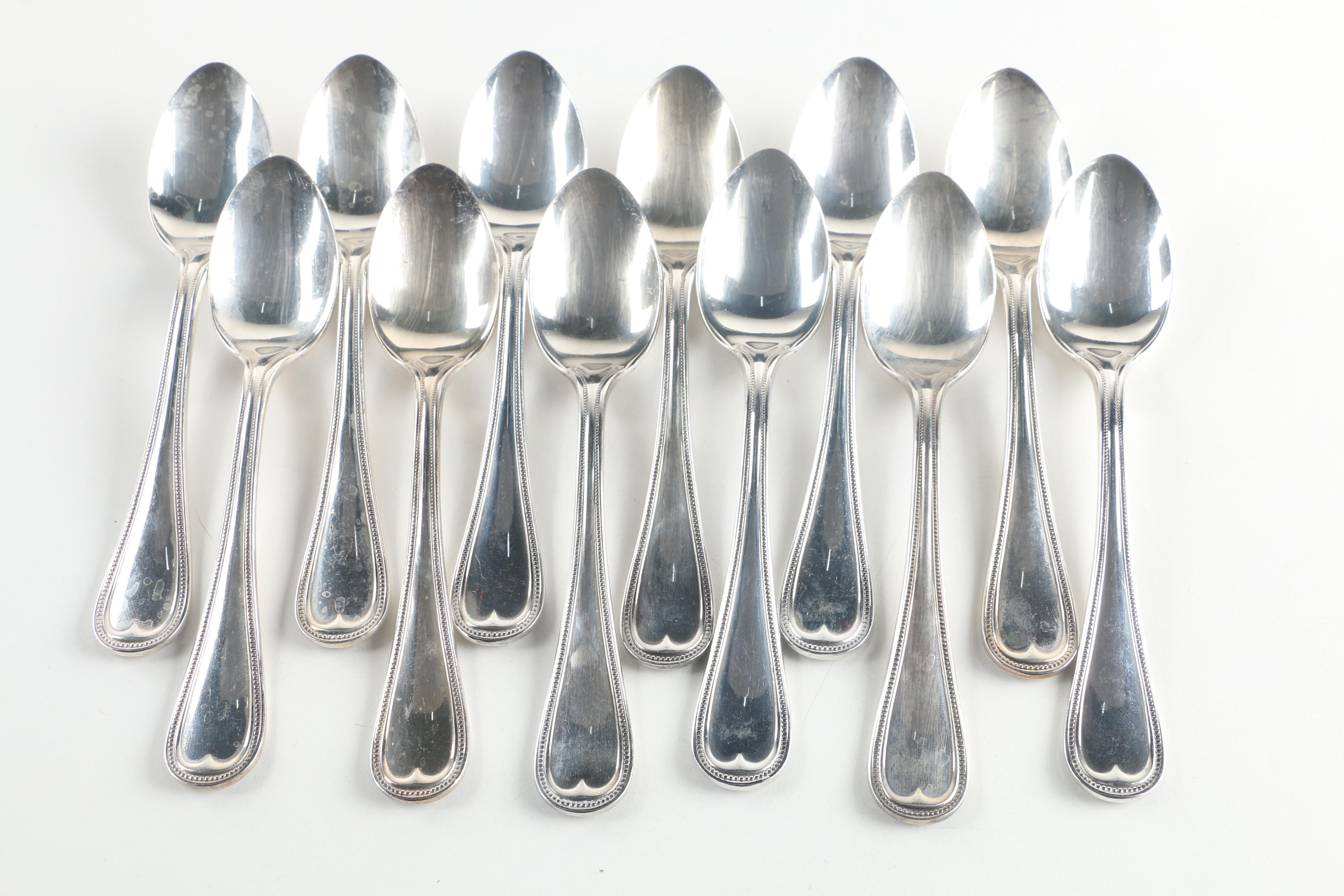 Reed & Barton "English Gentry" Silver Plate Flatware Set