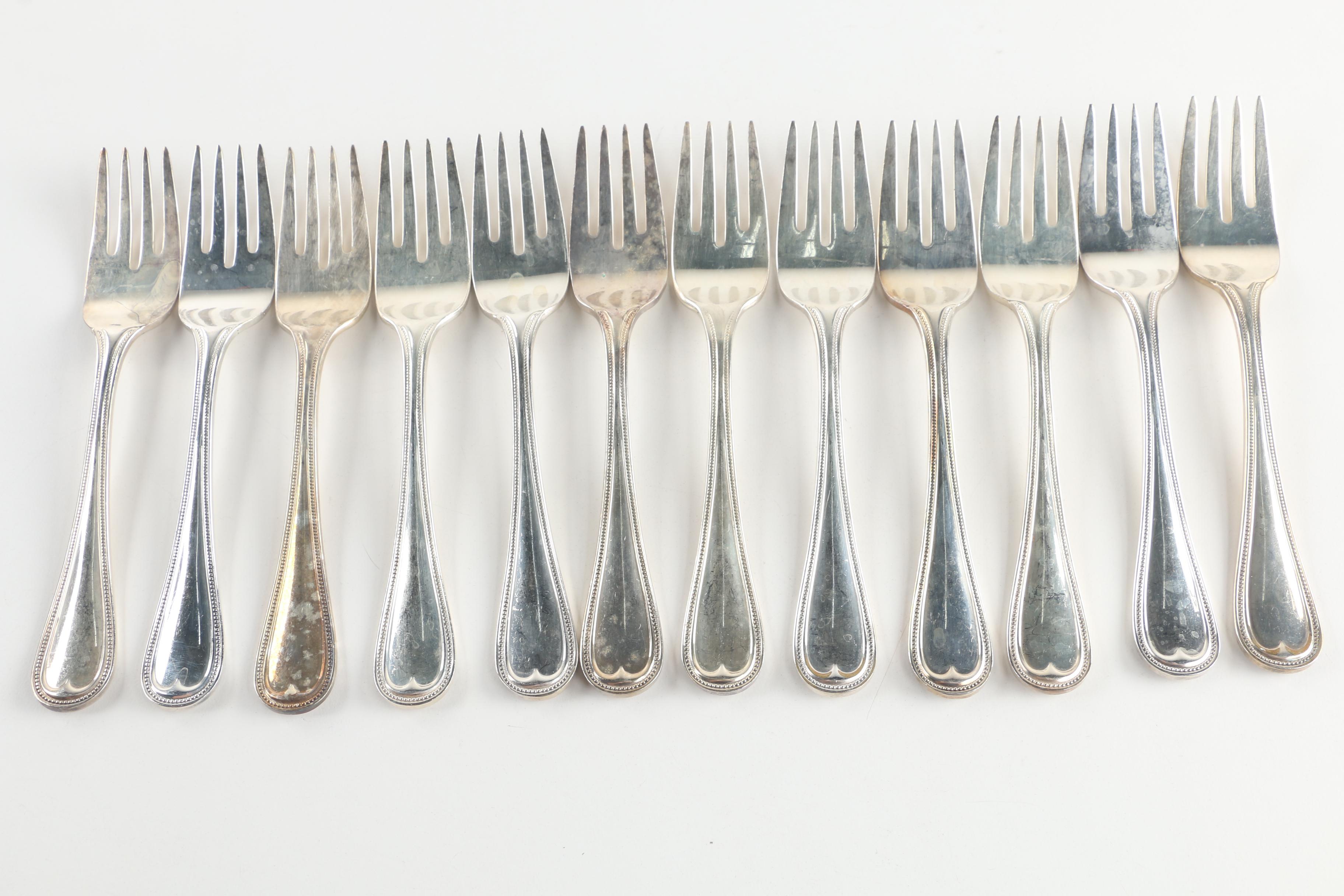 Reed & Barton "English Gentry" Silver Plate Flatware Set