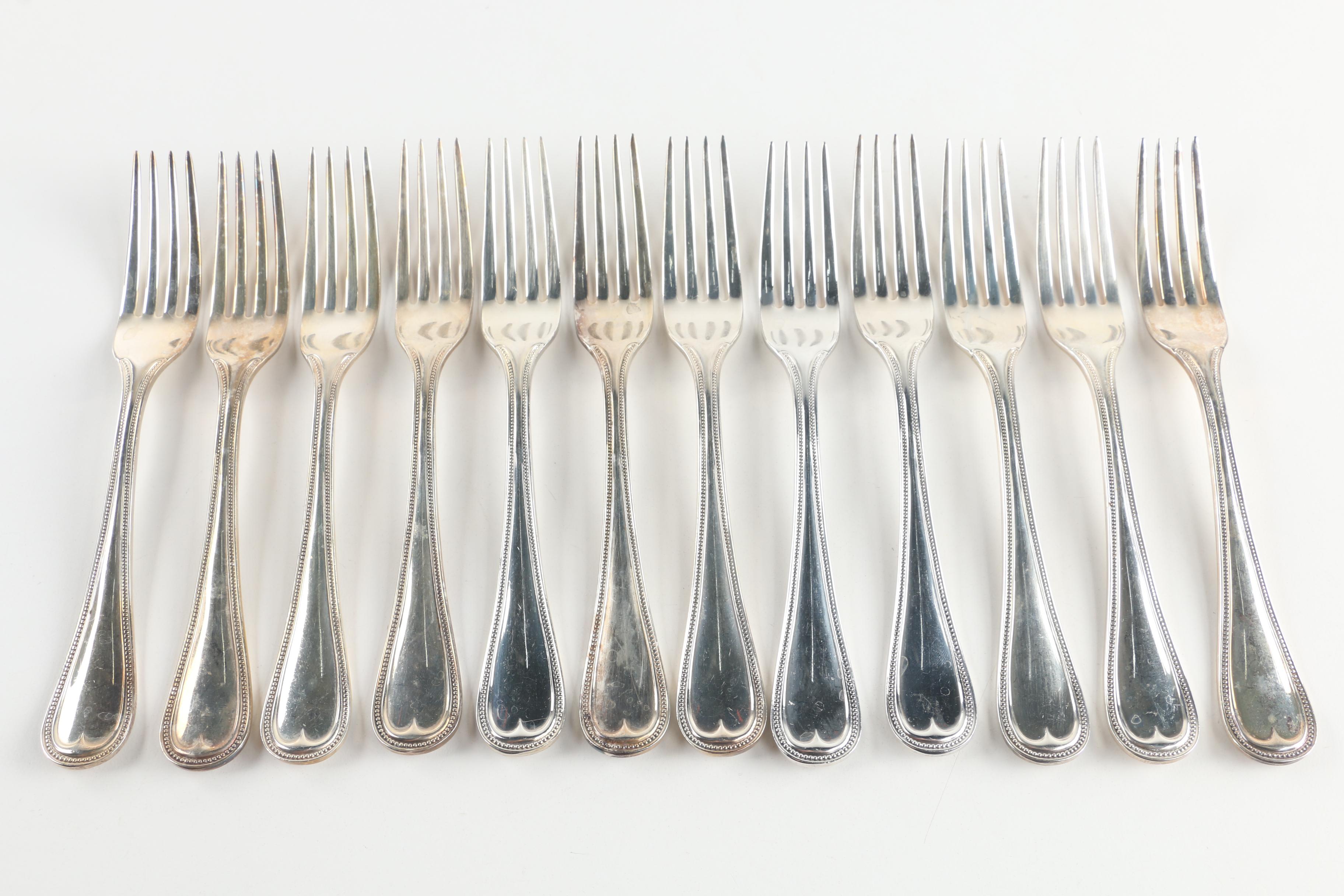 Reed & Barton "English Gentry" Silver Plate Flatware Set