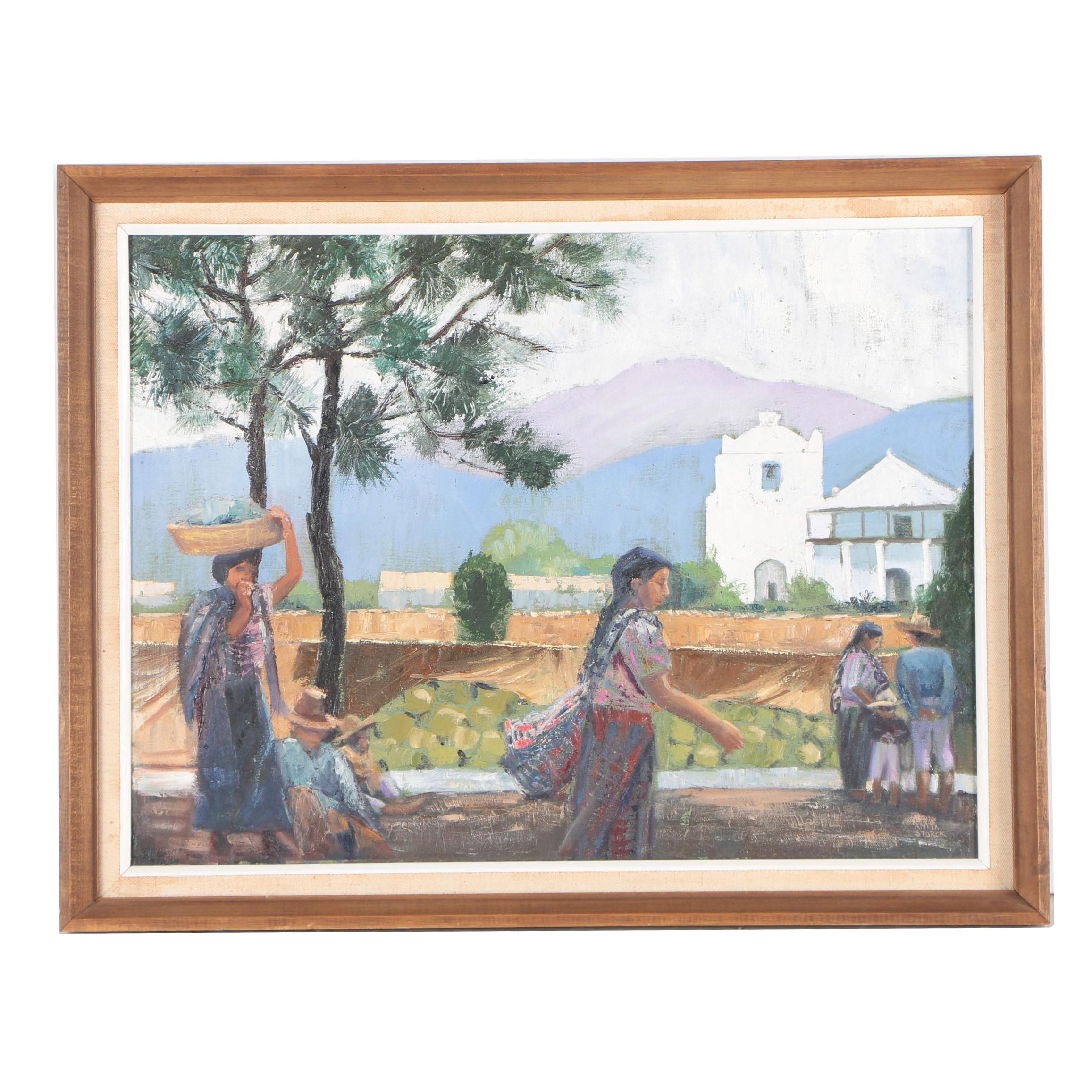 Anita Storck Oil Painting