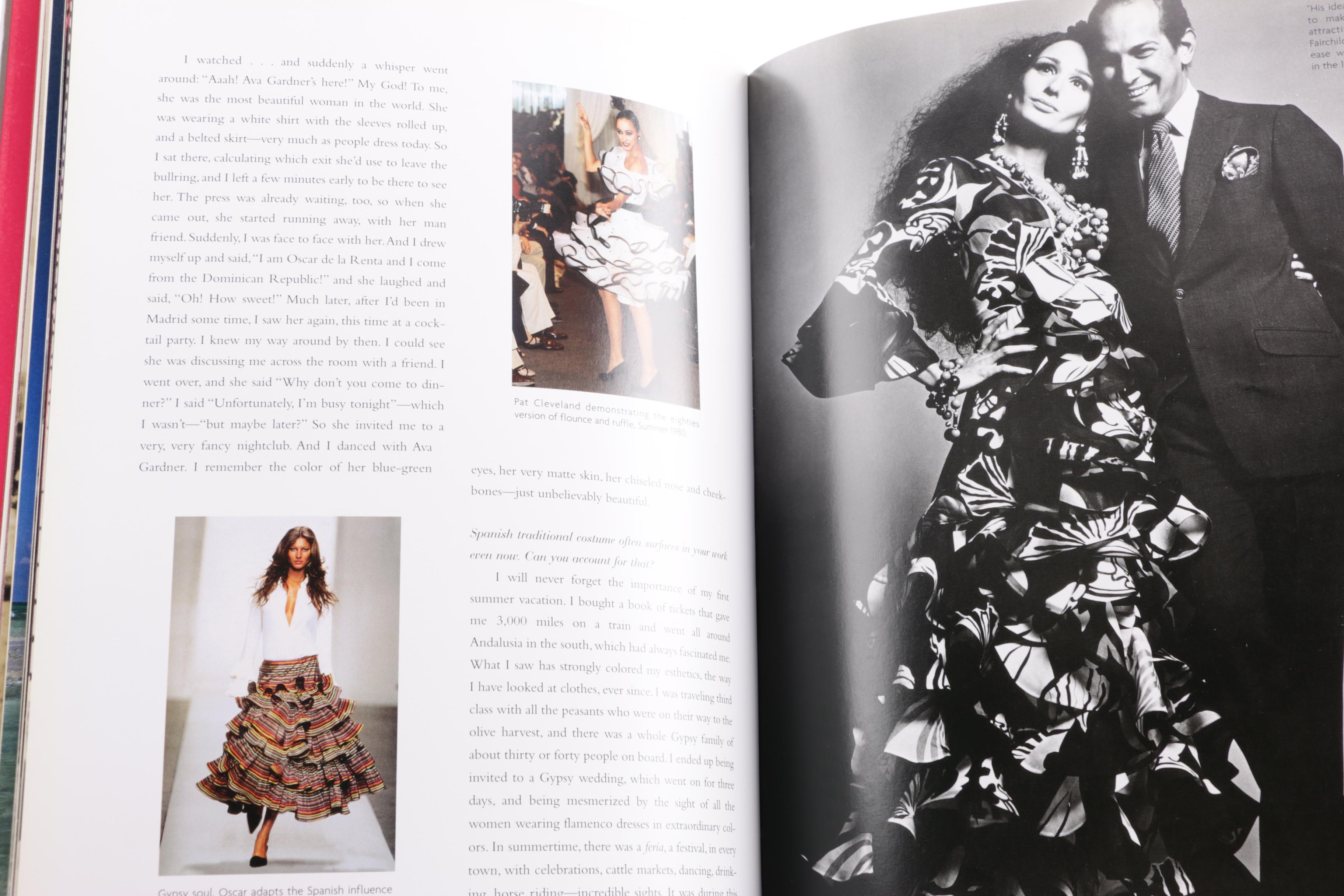 Fashion Books including Elizabeth Taylor and Oscar de la Renta