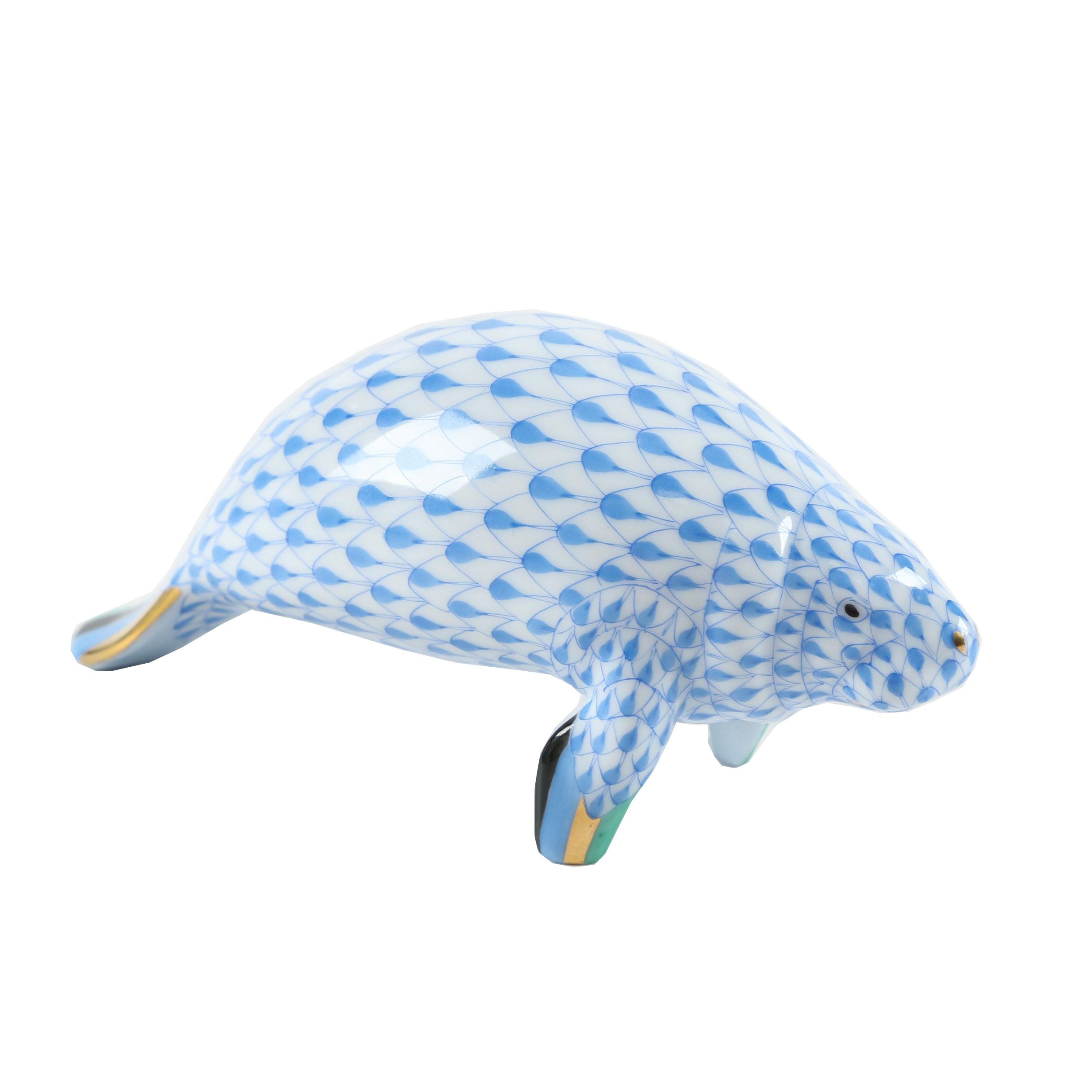 Herend "Manatee" Porcelain Figurine
