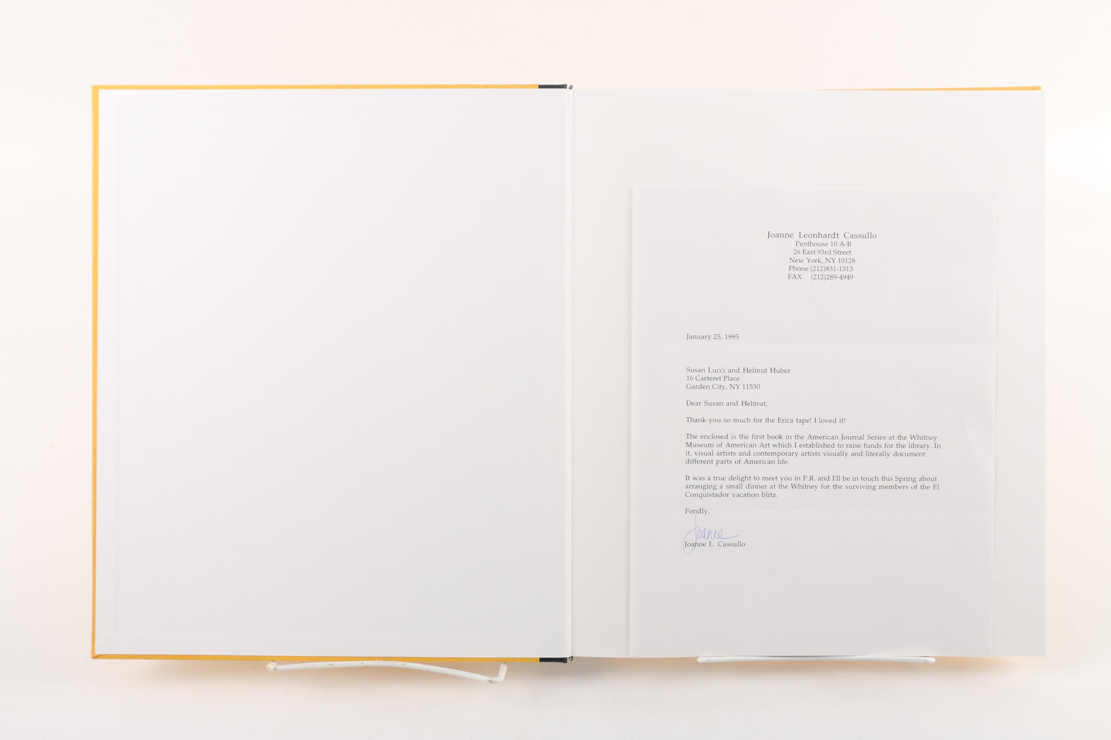 1990 Signed "Canal Street" Art Book by Ian Frazier and Saul Steinberg