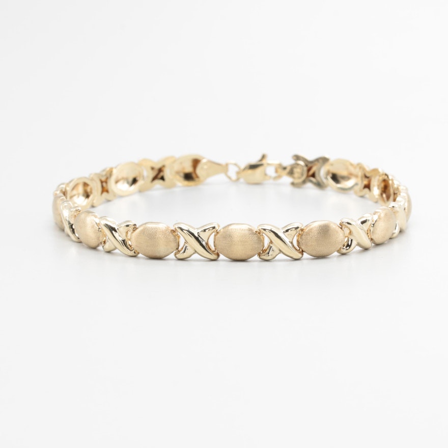 10K Yellow Gold Link Bracelet